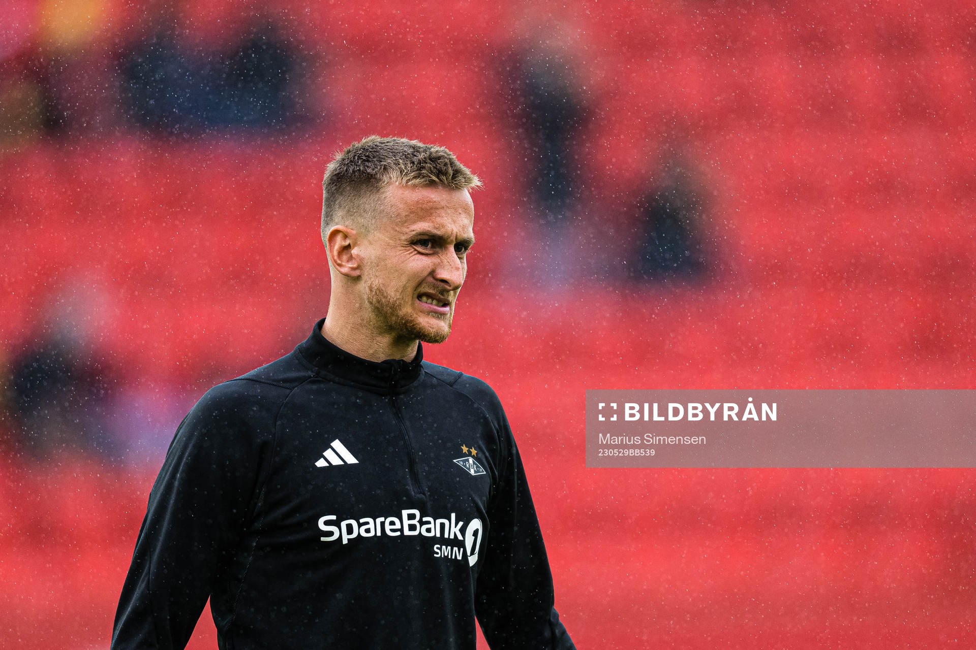 Erlend Dahl Reitan of Rosenborg warms up