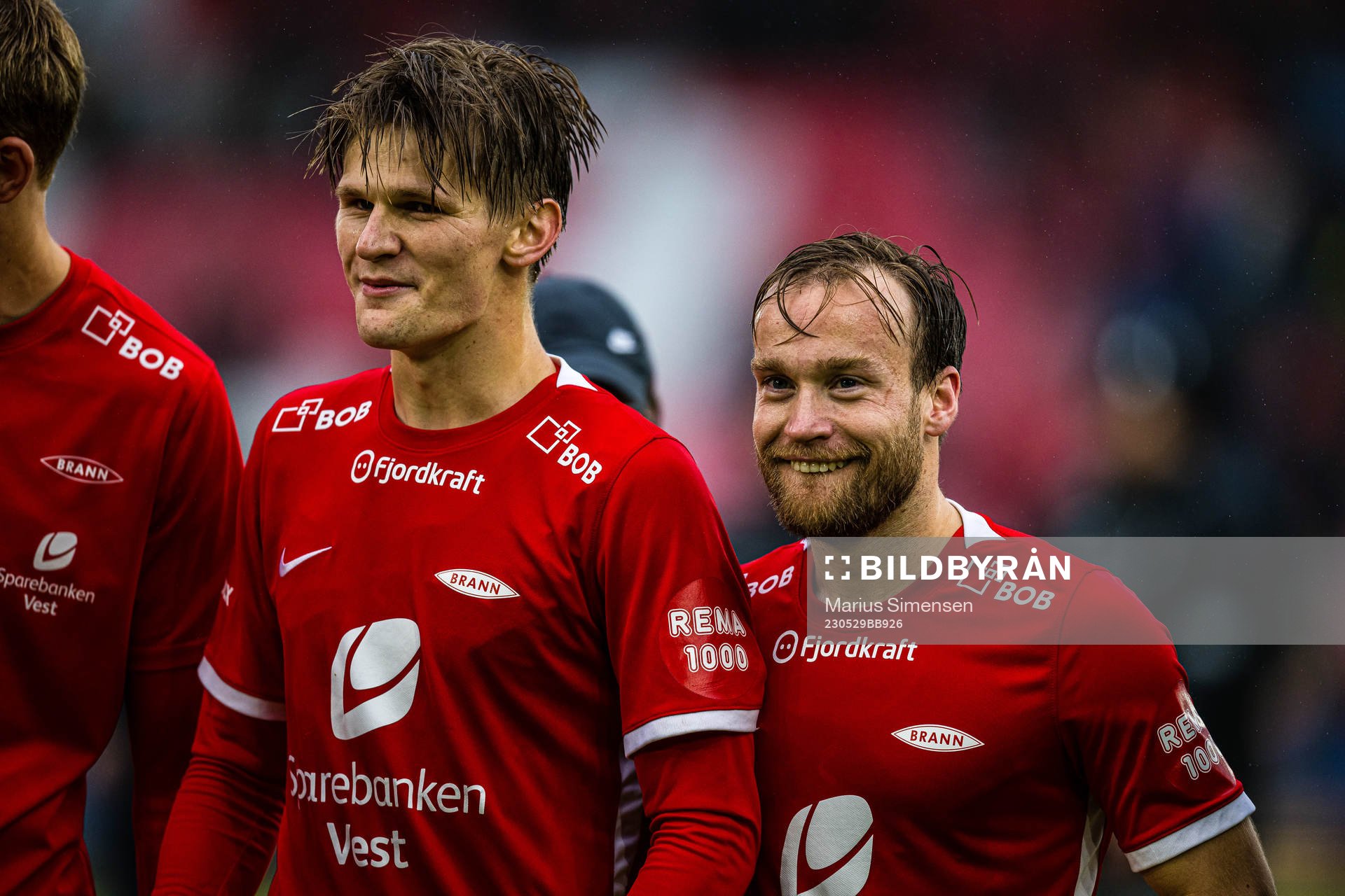David Møller Wolfe and Bård Finne of Brann