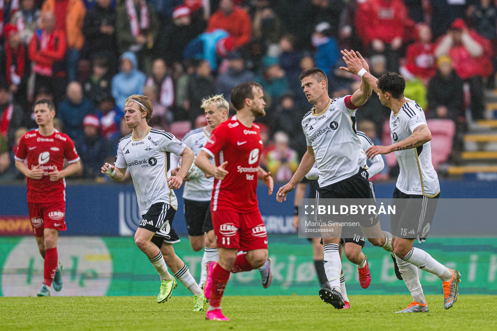 Markus Henriksen of Rosenborg celebrates