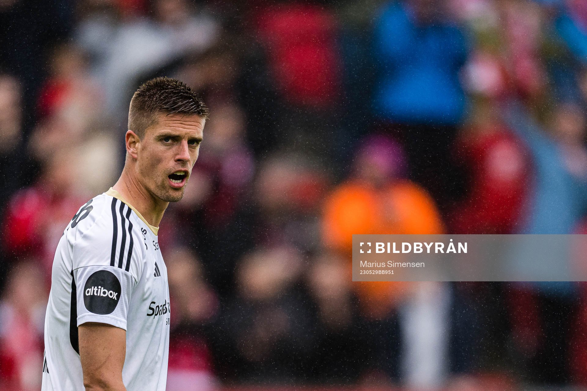 Markus Henriksen of Rosenborg looks dejected