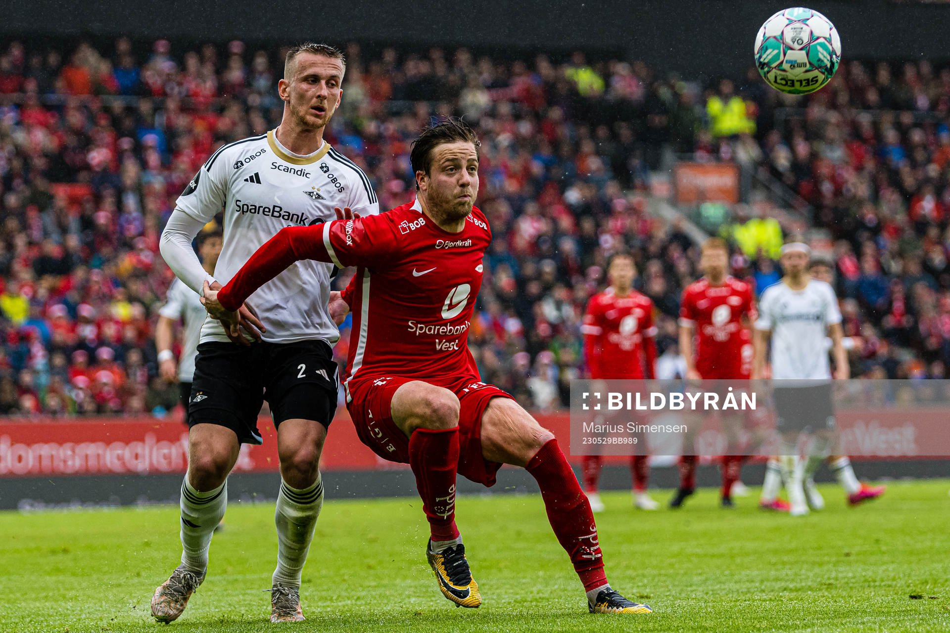 Erlend Dahl Reitan of Rosenborg and Frederik Børsting of