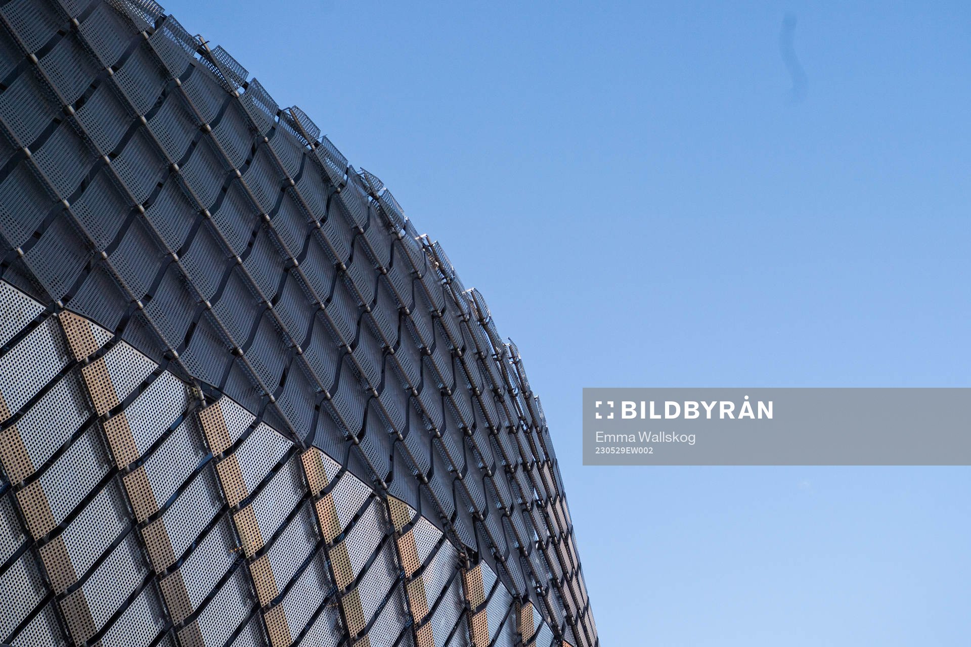 Exteriör av Tele2 Arena