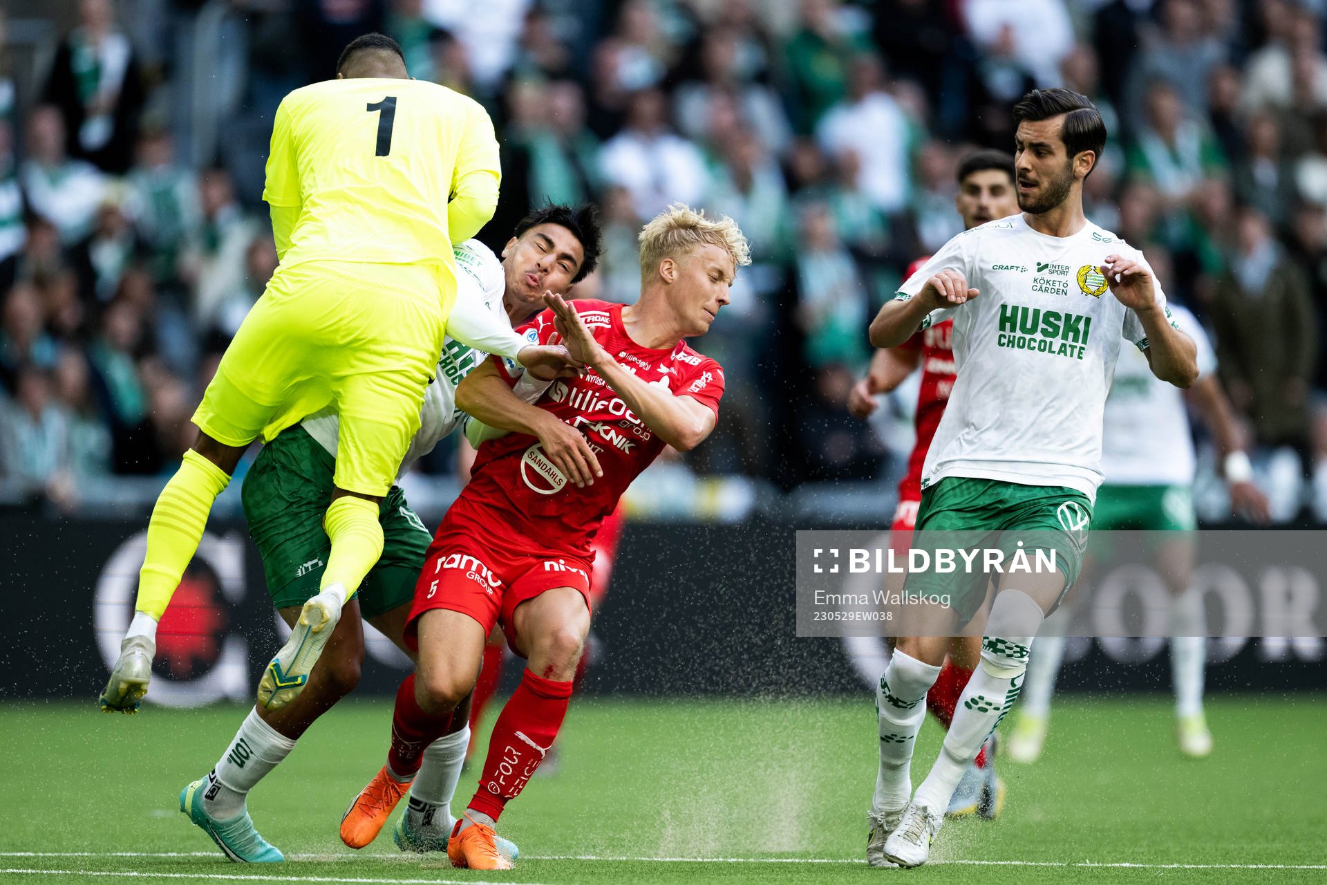 Värnamos Jonathan Ursin Rasheed och Victor Larsson mot