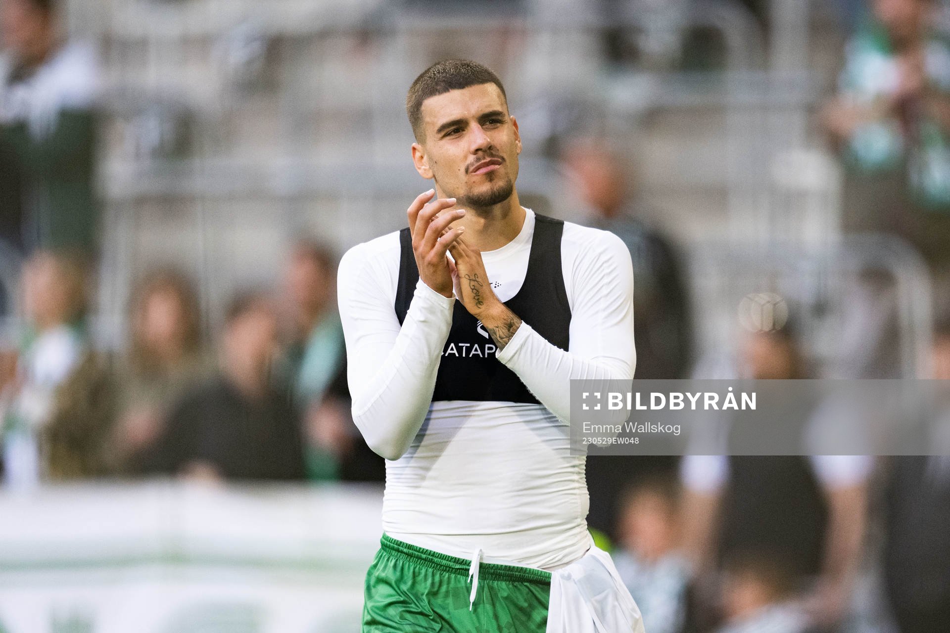 Hammarbys Edvin Kurtulus deppar