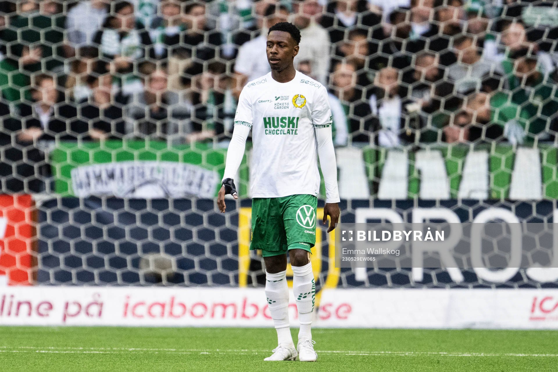Hammarbys Shaquille Pinas deppar