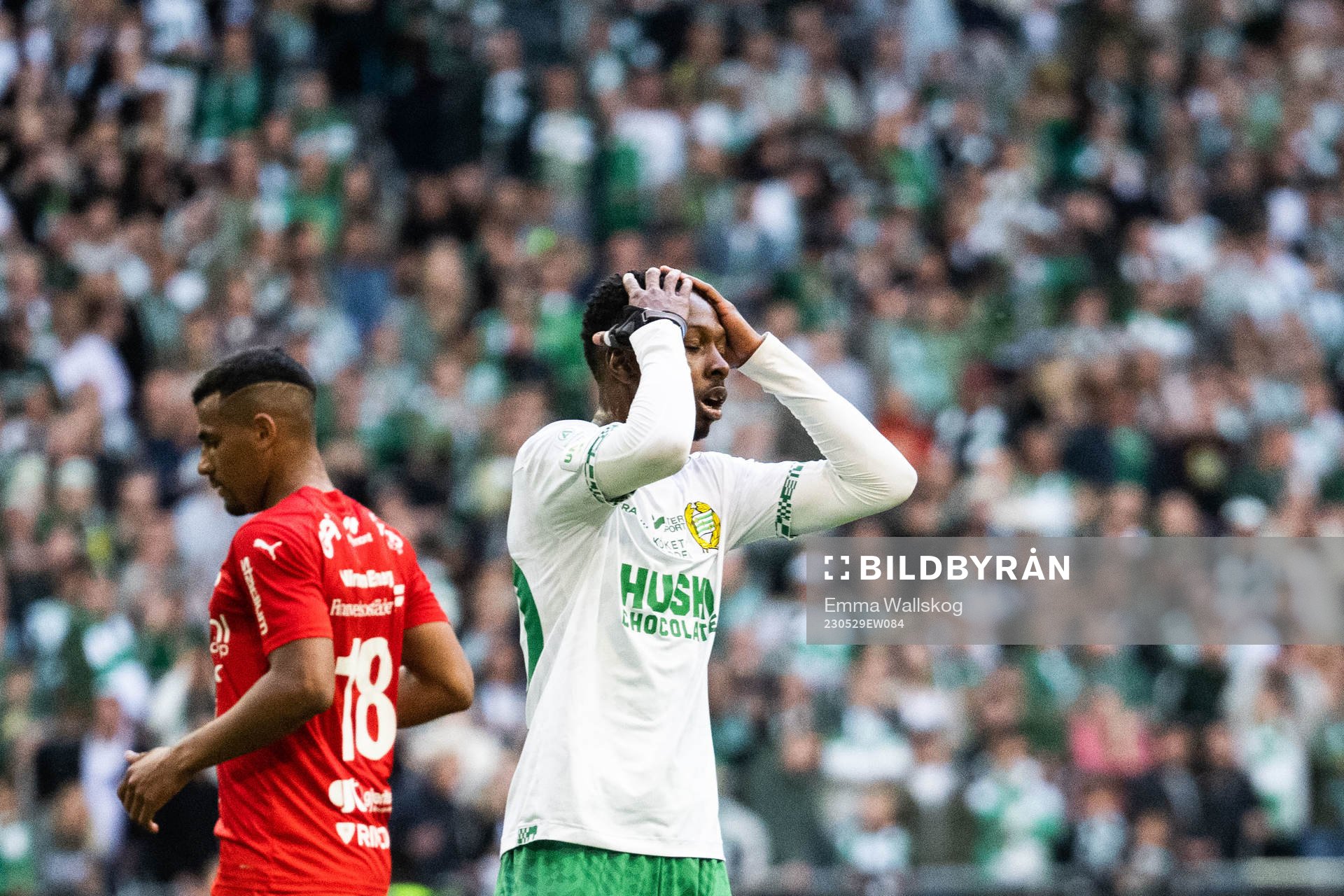 Hammarbys Shaquille Pinas deppar