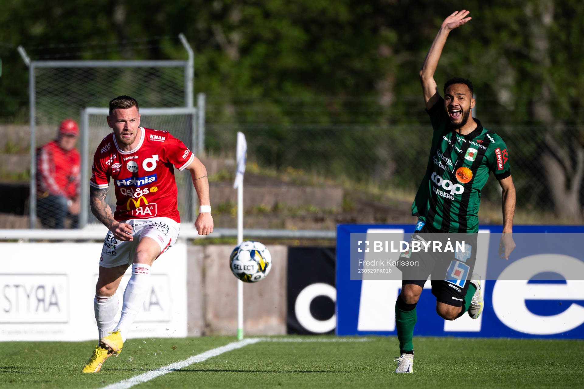 Degerfors Rasmus Örqvist och Varbergs Vinicius Nogueira de