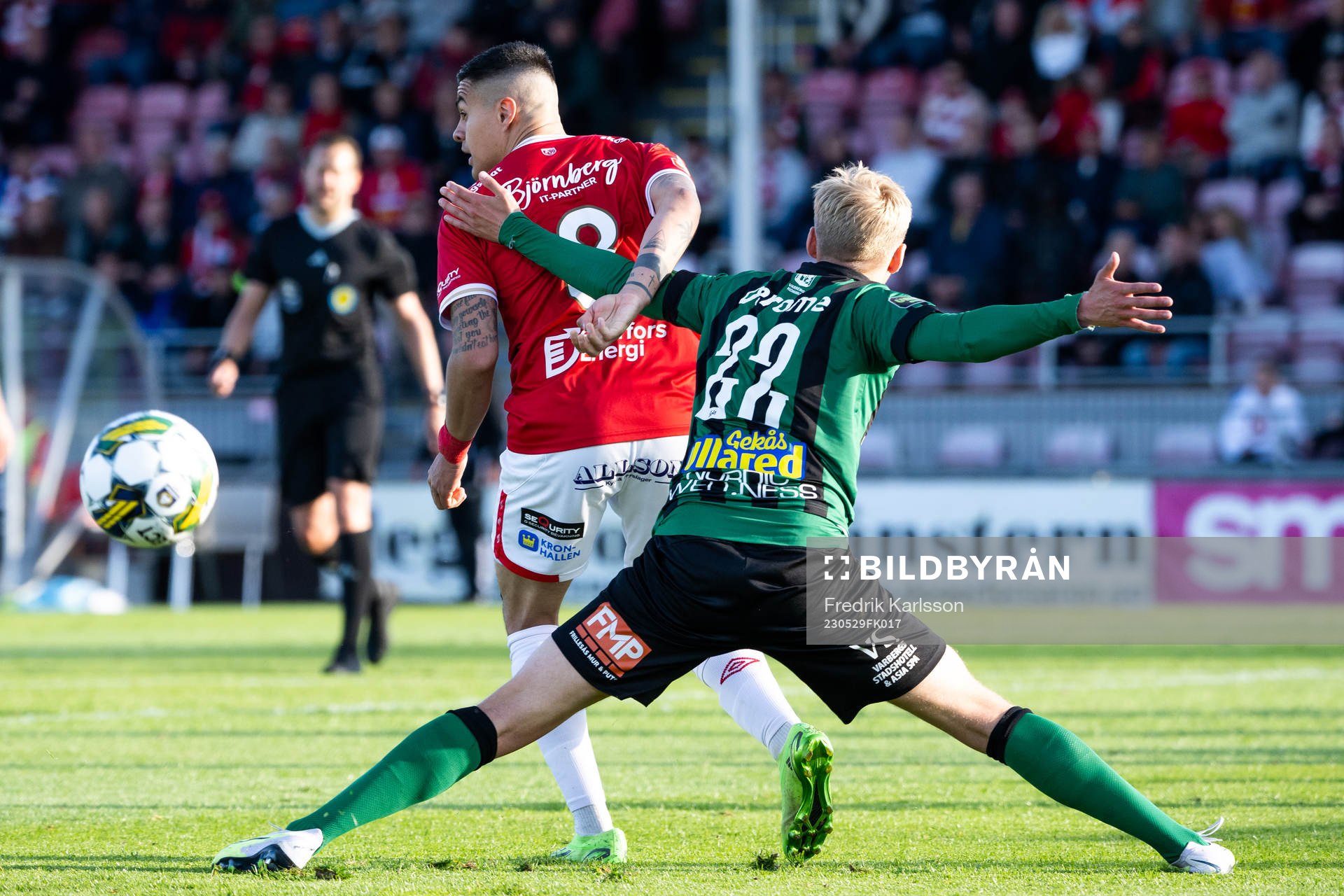 Degerfors Diego De Jesus Campos Ballestero och Varbergs Leo