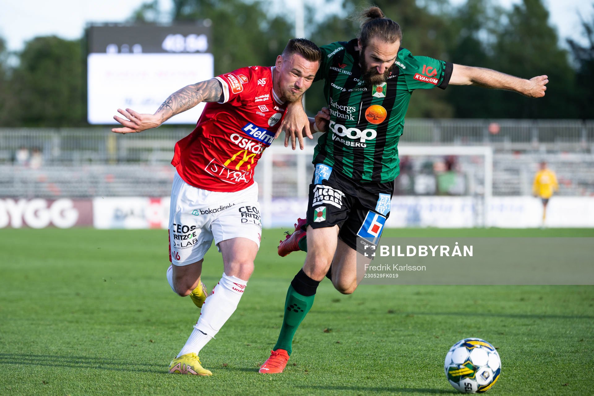 Degerfors Rasmus Örqvist och Varbergs Oskar Sverrisson