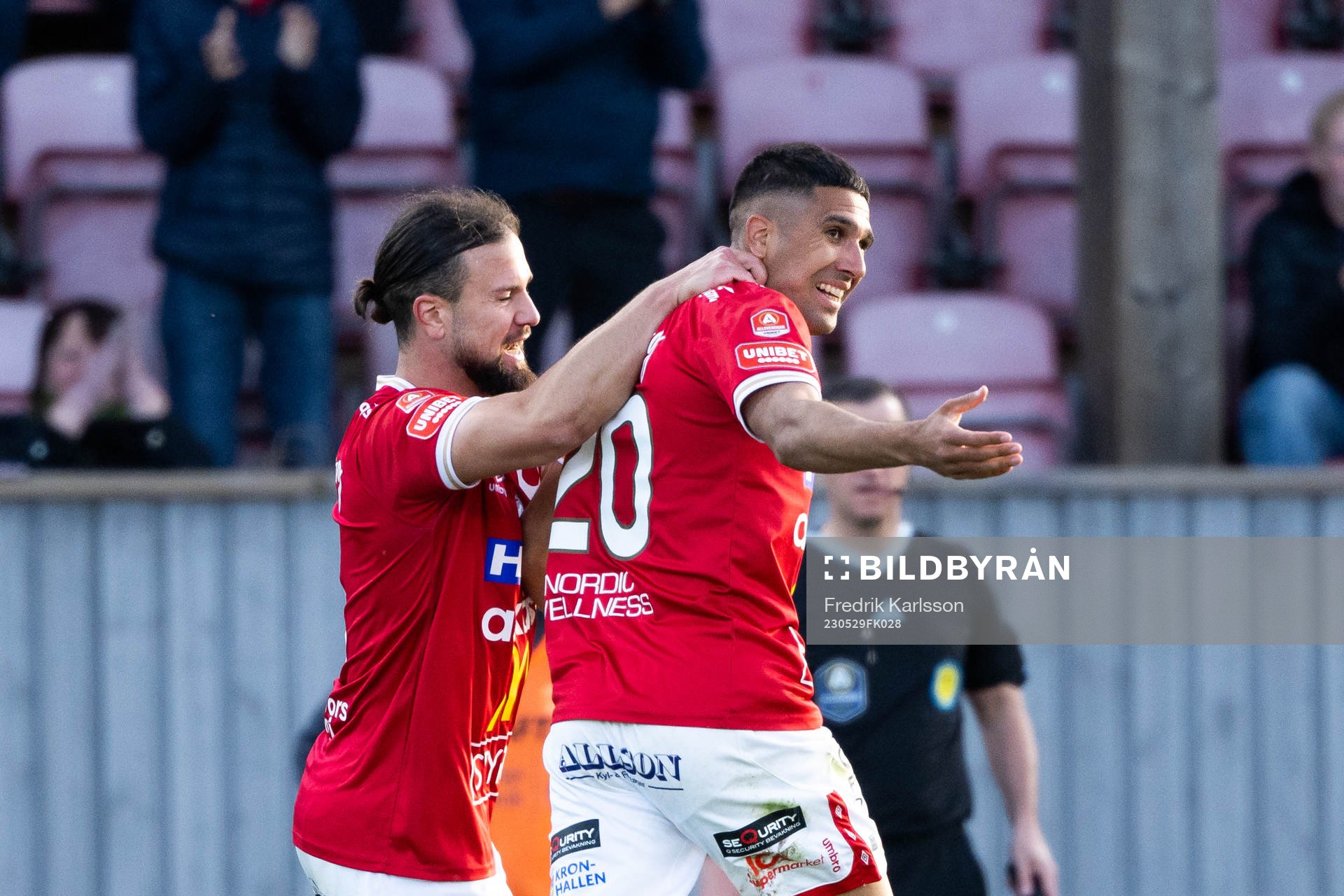 Degerfors Elyas Bouzaiene jublar