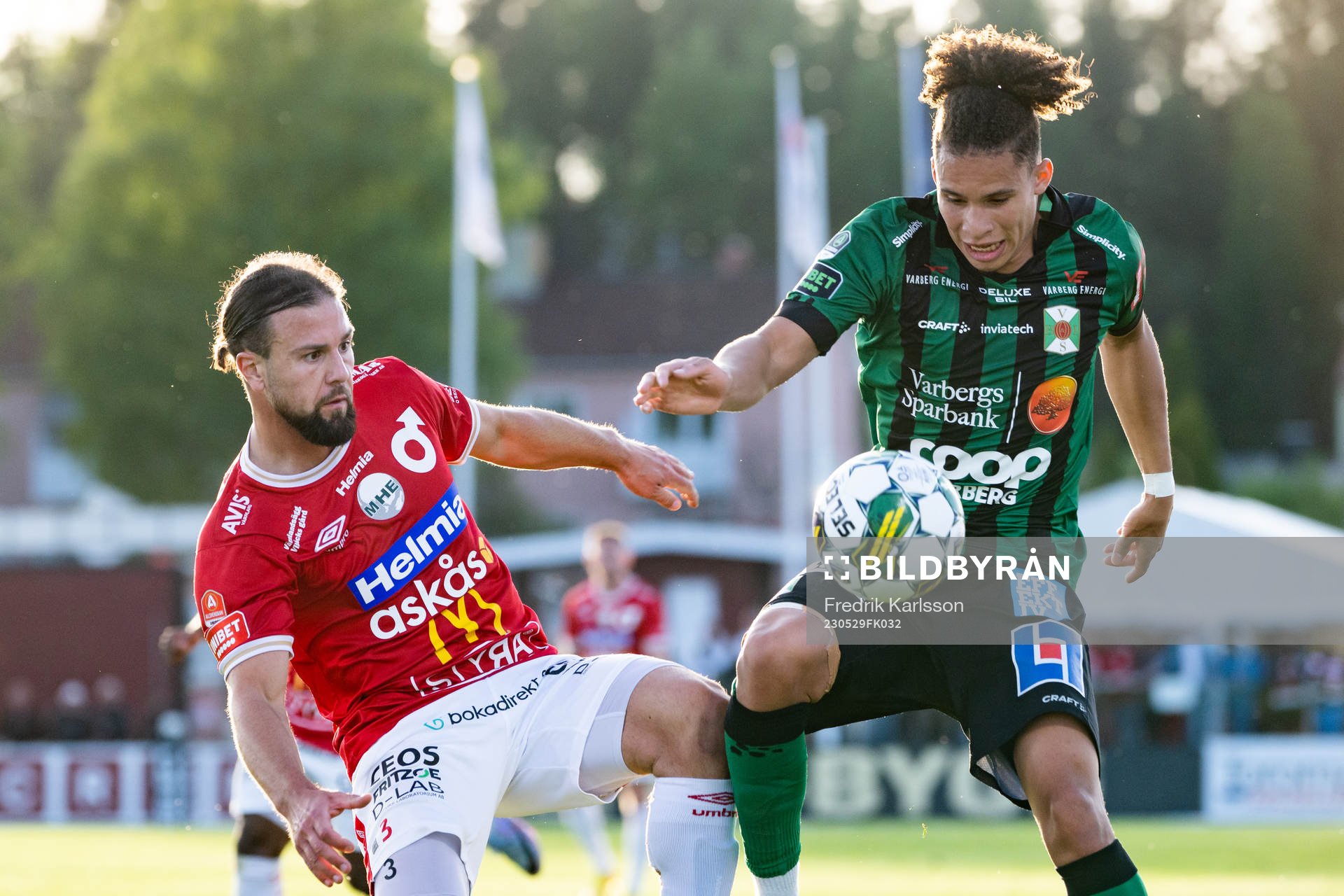 Degerfors Abdelkarim Mammar Chaouche och Maxime Anne Marie