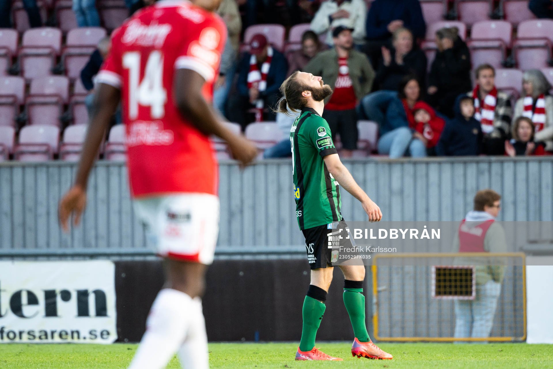 Varbergs Oskar Sverrisson deppar