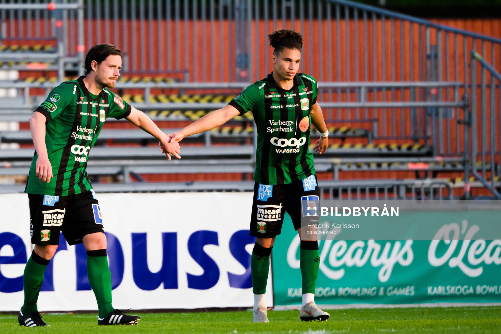 Varbergs Robin Tranberg och Maxime Anne Marie Sainte