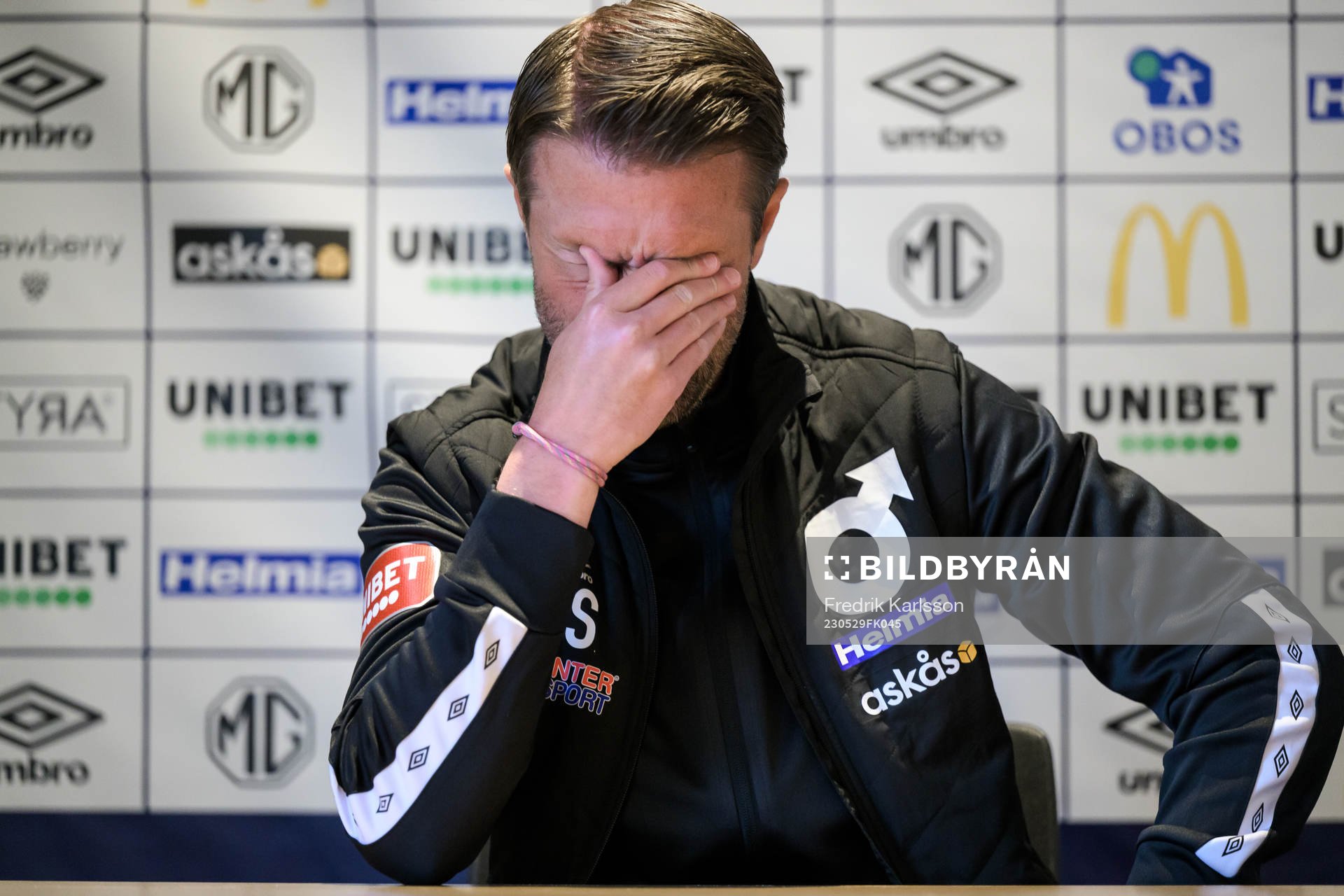 Degerfors tränare Tobias Solberg