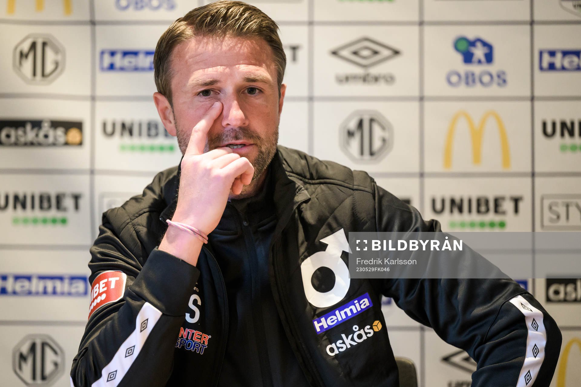 Degerfors tränare Tobias Solberg