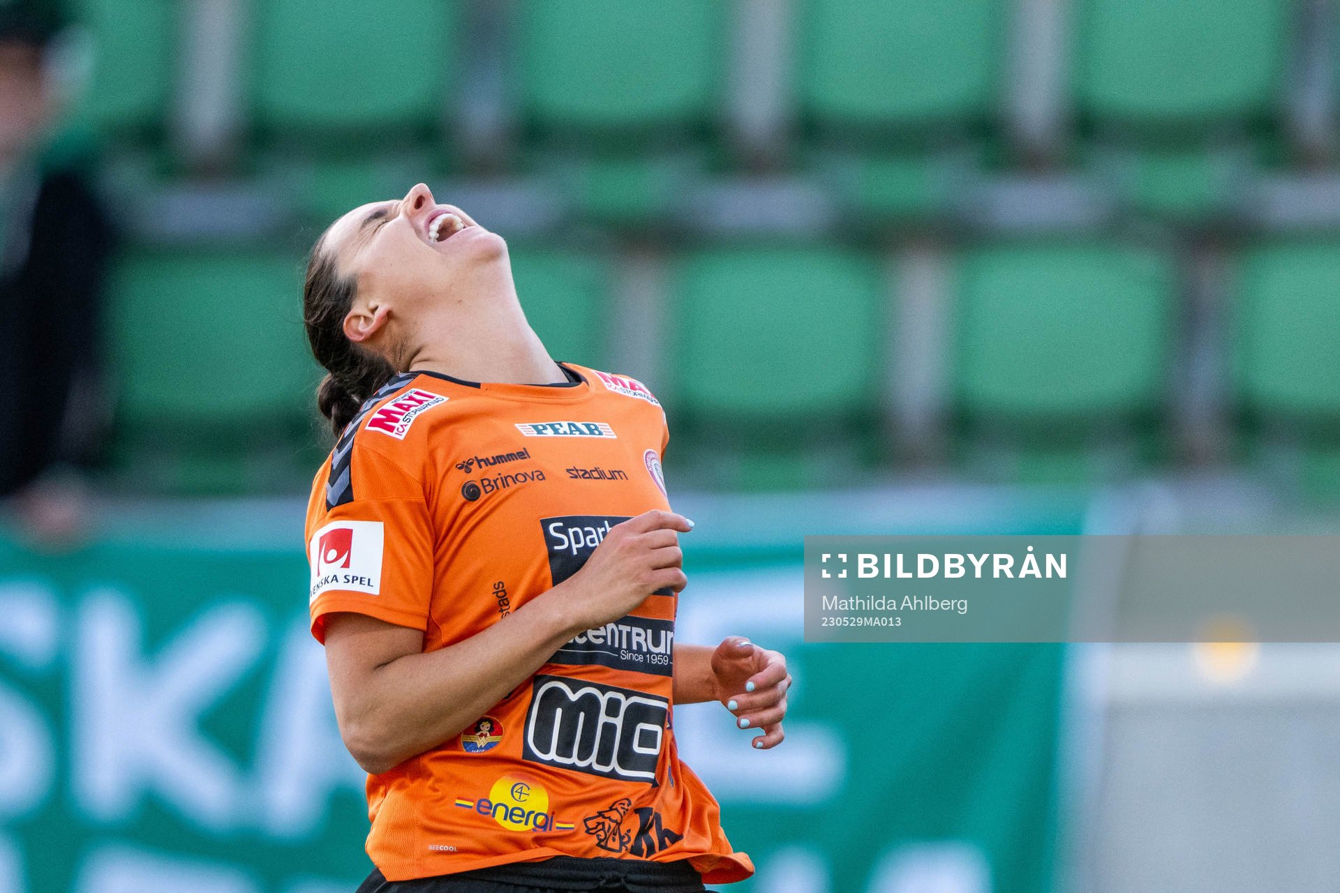 Kristianstads Evelyne Viens deppar