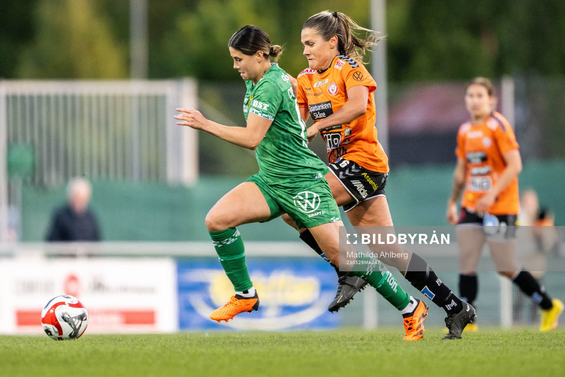 Hammarbys Kyra Cooney-Cross och Kristianstads Carly