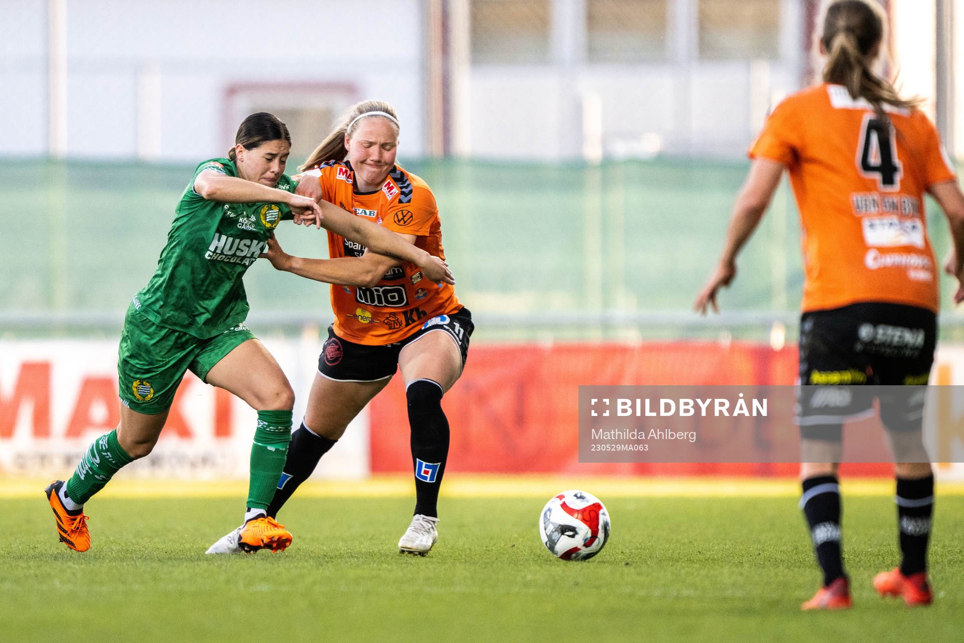 Hammarbys Kyra Cooney-Cross och Kristianstads Hlin