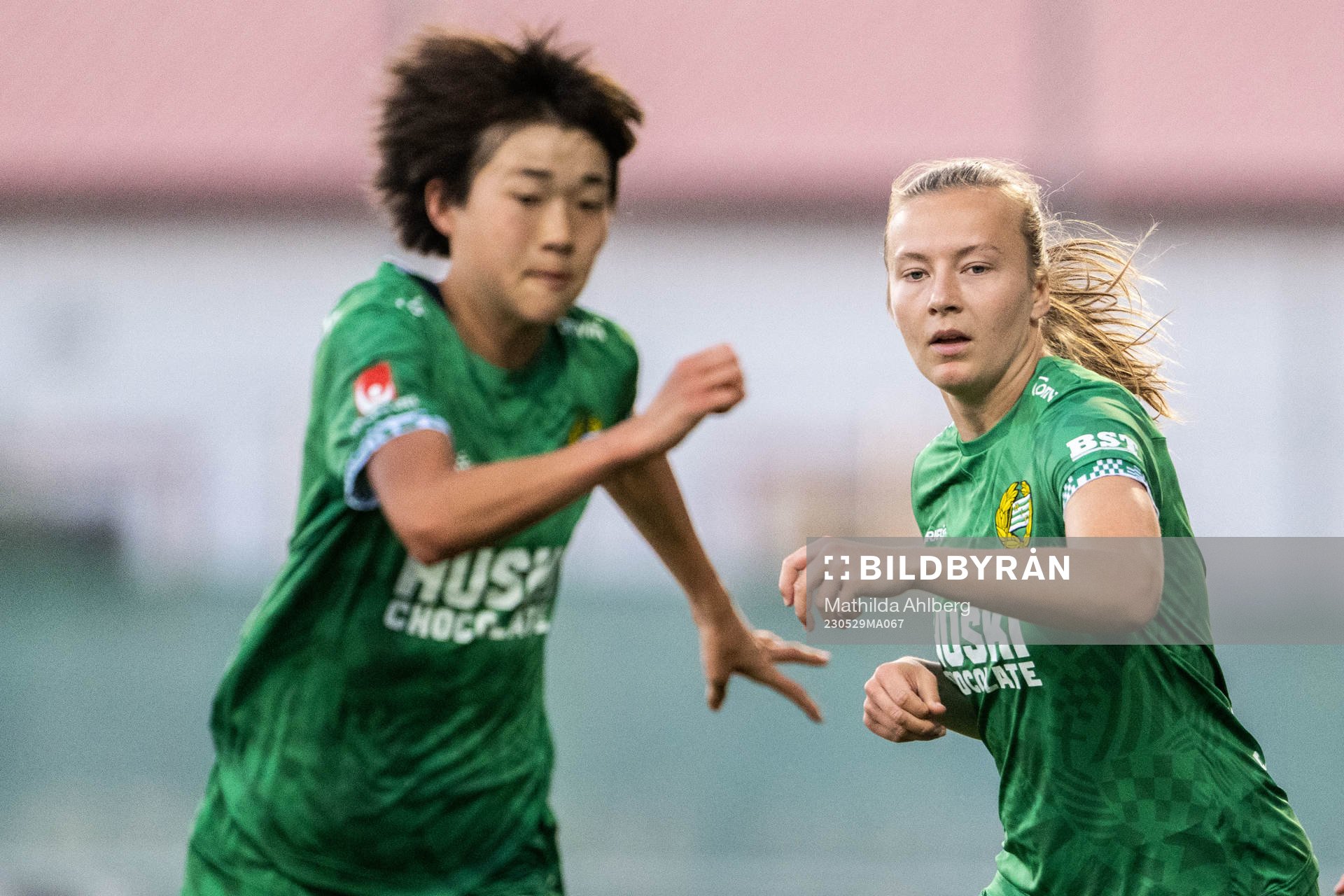 Hammarbys Maika Hamano och Sara Kanutte Fornes