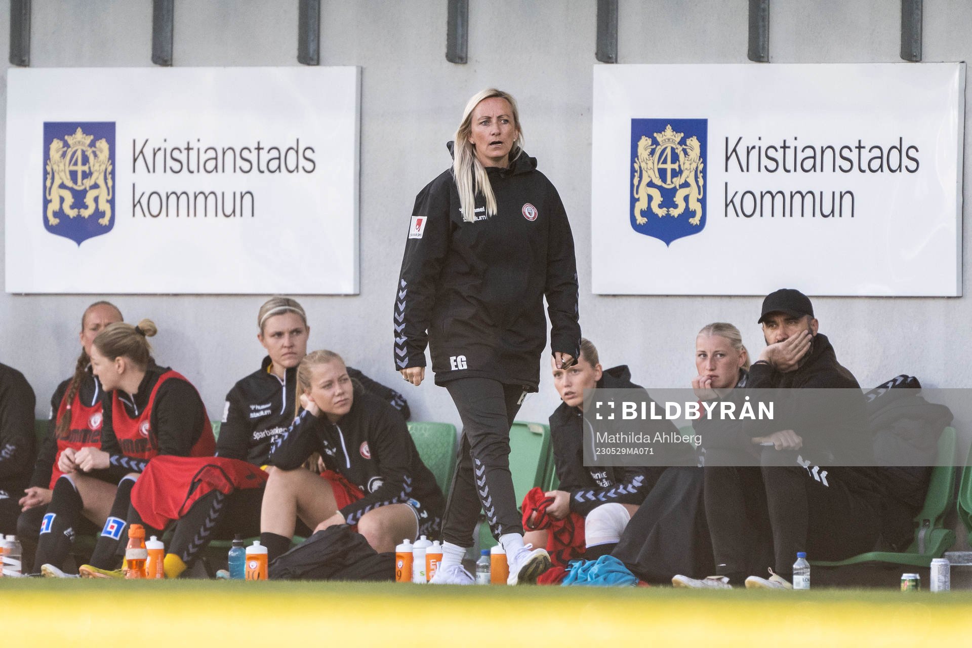 Kristianstads tränare Elisabet Gunnarsdottir