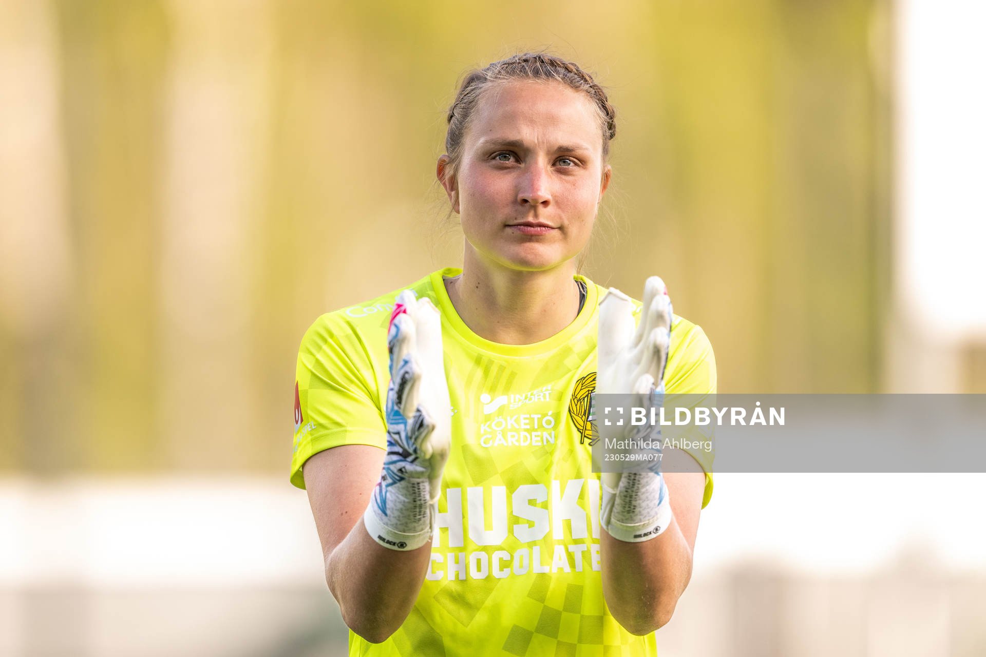 Hammarbys målvakt Anna Tamminen