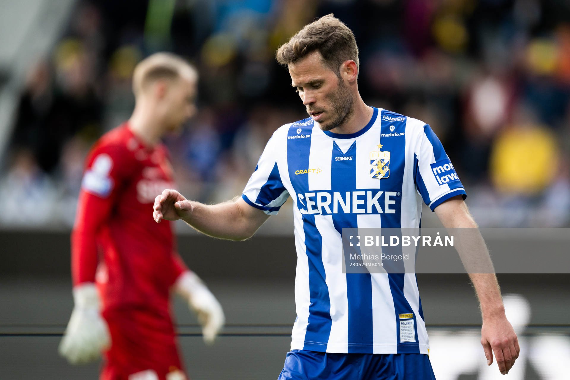 IFK Göteborgs Emil Salomonsson deppar