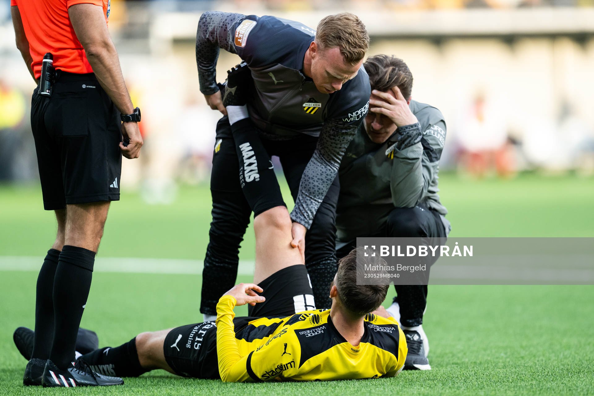 Häckens Simon Sandberg får vård