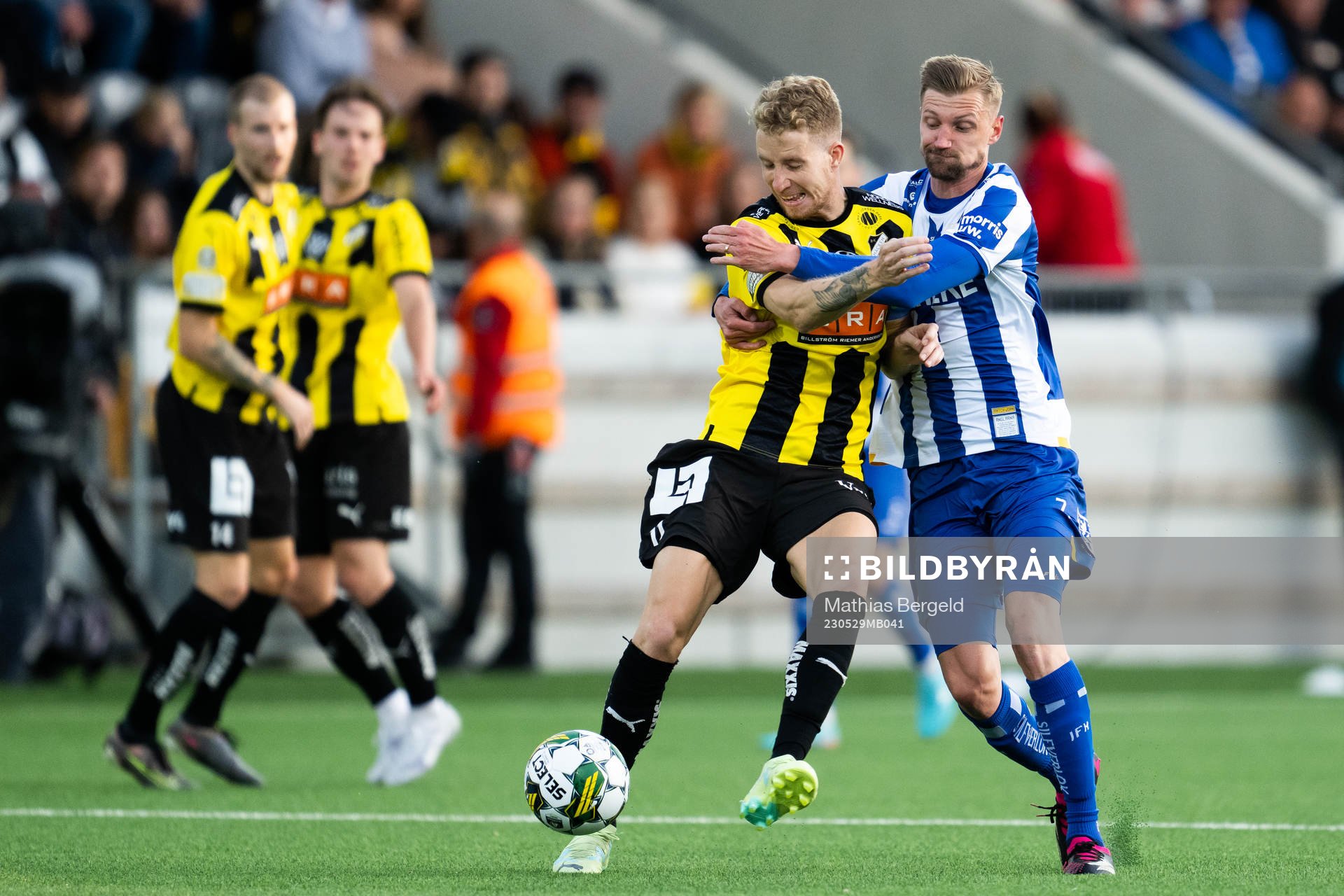 Häckens Samuel Gustafson och IFK Göteborgs Sebastian