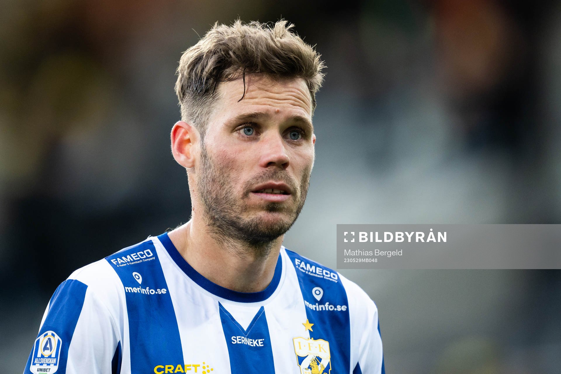 IFK Göteborgs Emil Salomonsson deppar