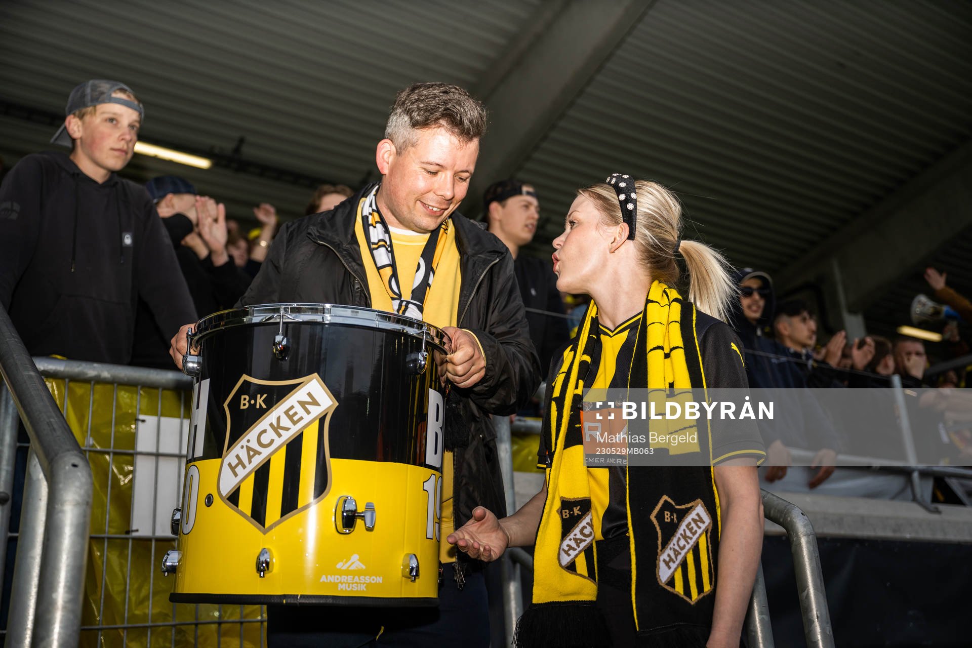 Johannes Jensen, ordförande i Häckens supporterklubb