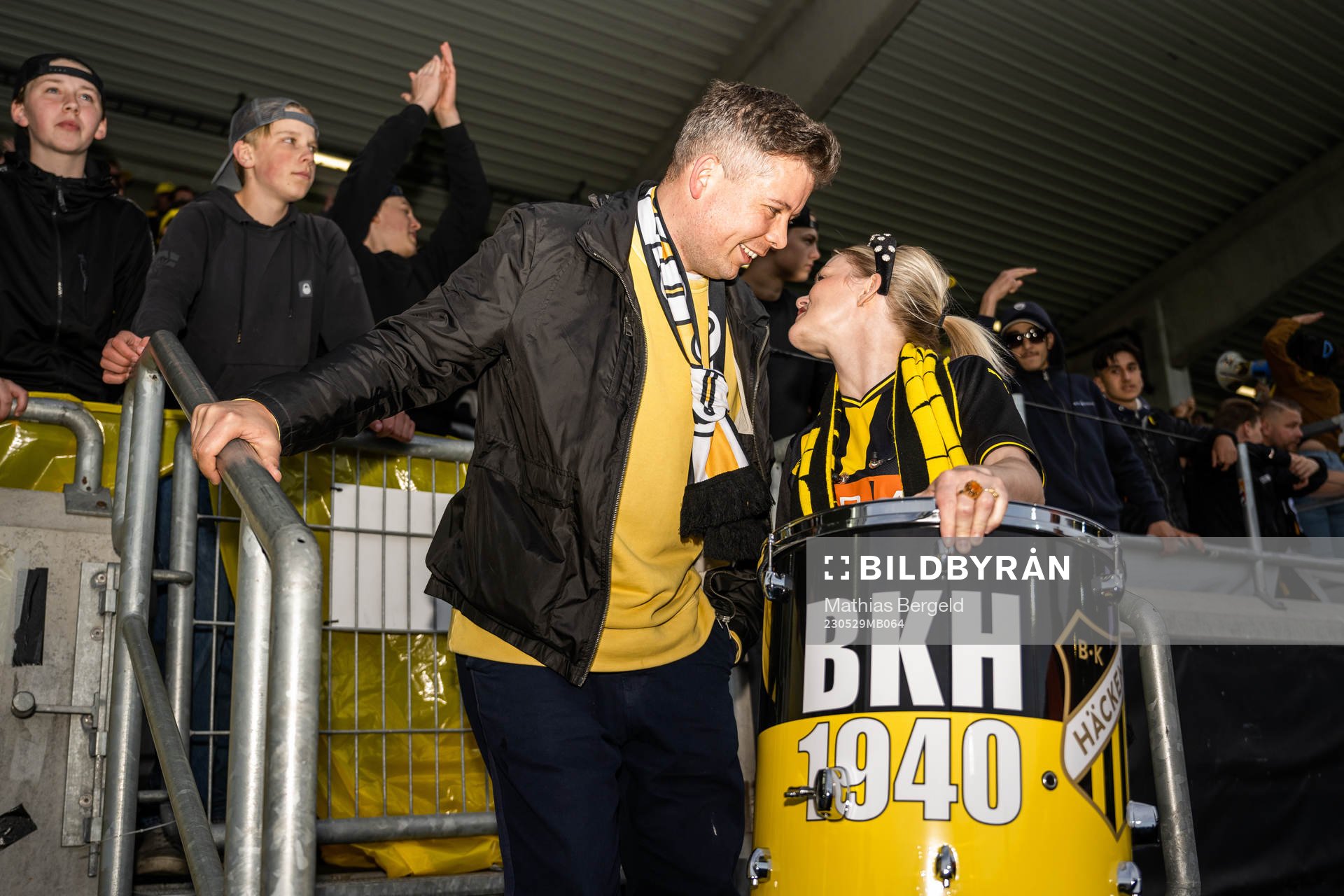 Johannes Jensen, ordförande i Häckens supporterklubb