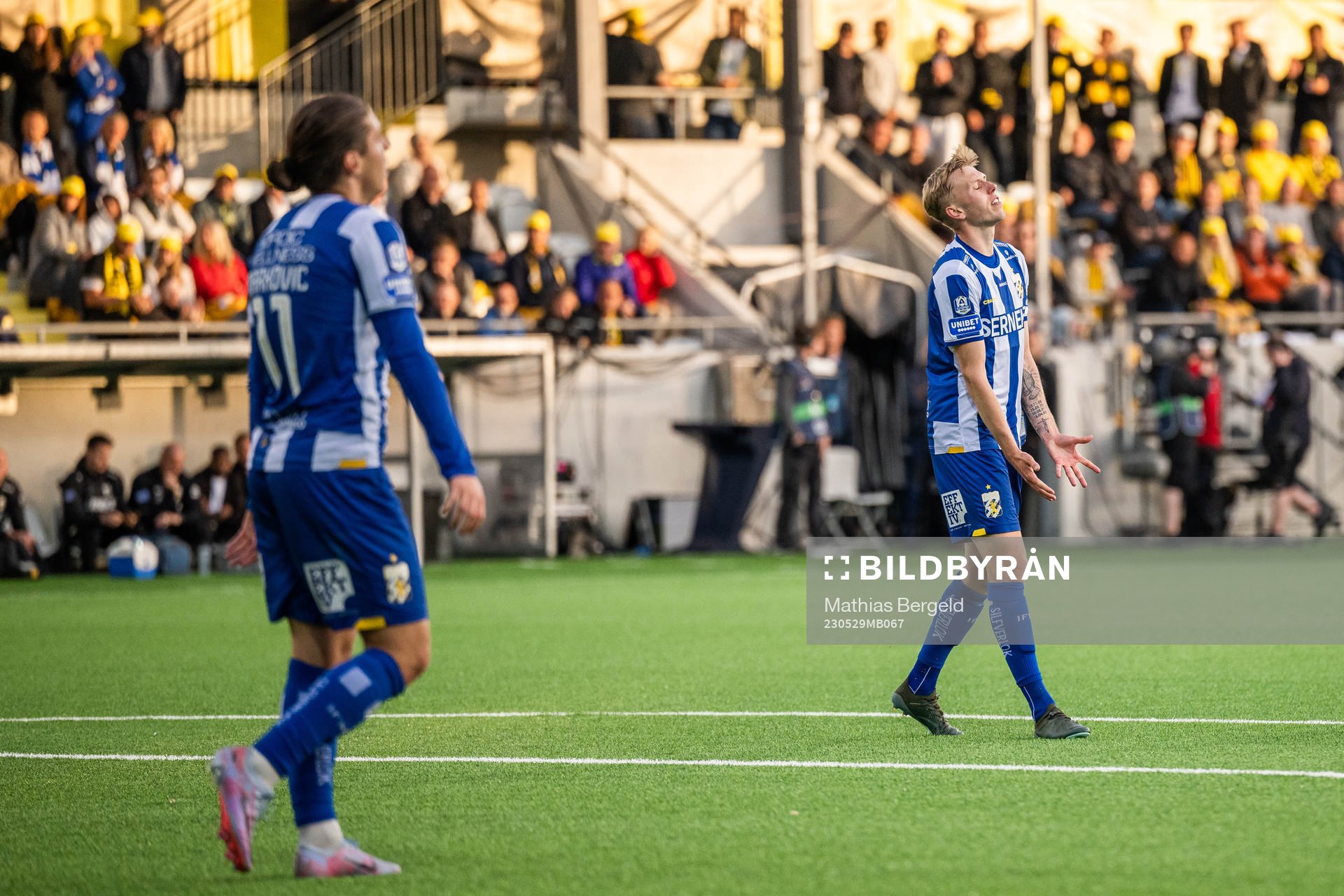 IFK Göteborgs Elias Hagen deppar