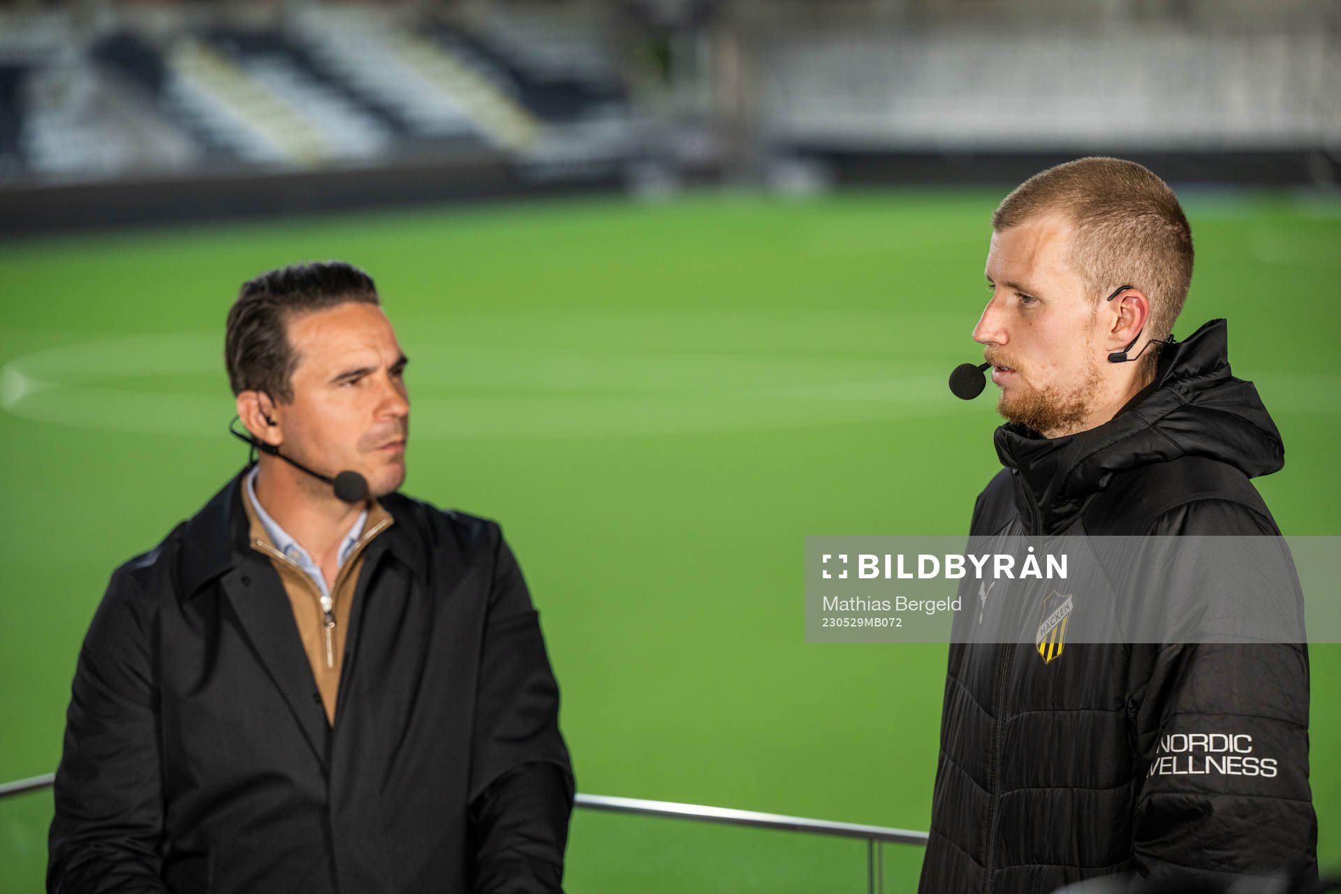 Nordin Gerzic, expert Discovery+ pratar med Häckens Simon