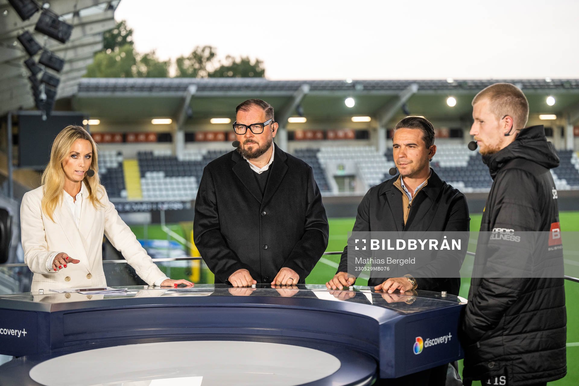 Discovery+ Karin Frick, Alexander Axén, expert, och Nordin