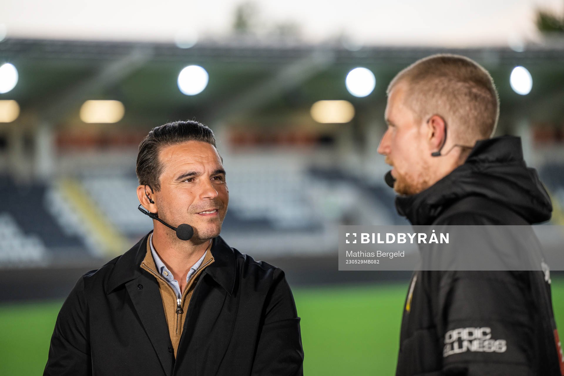 Nordin Gerzic, expert Discovery+ pratar med Häckens Simon