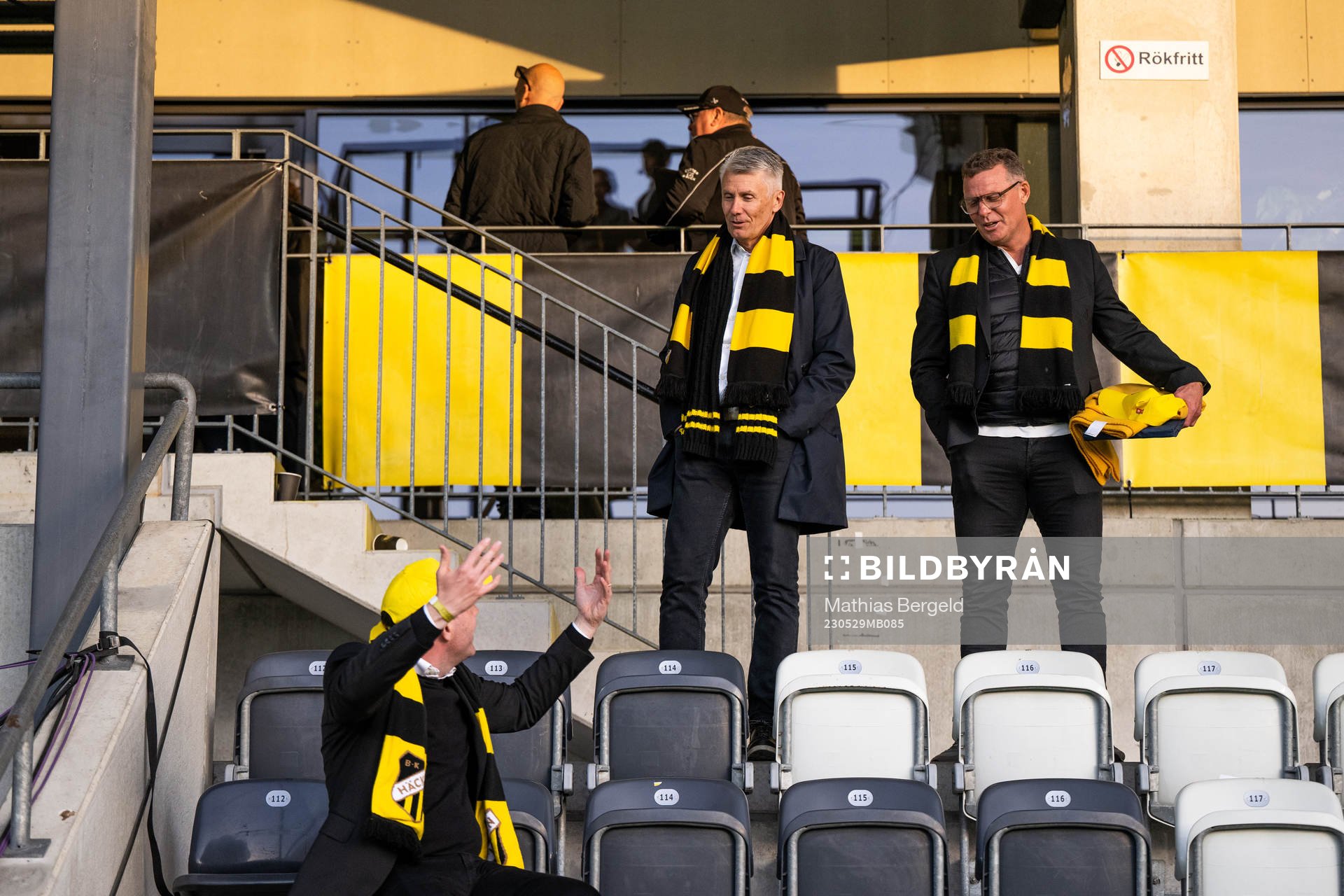 Häckens Martin Olofsson, styrelseledamot, och Johan
