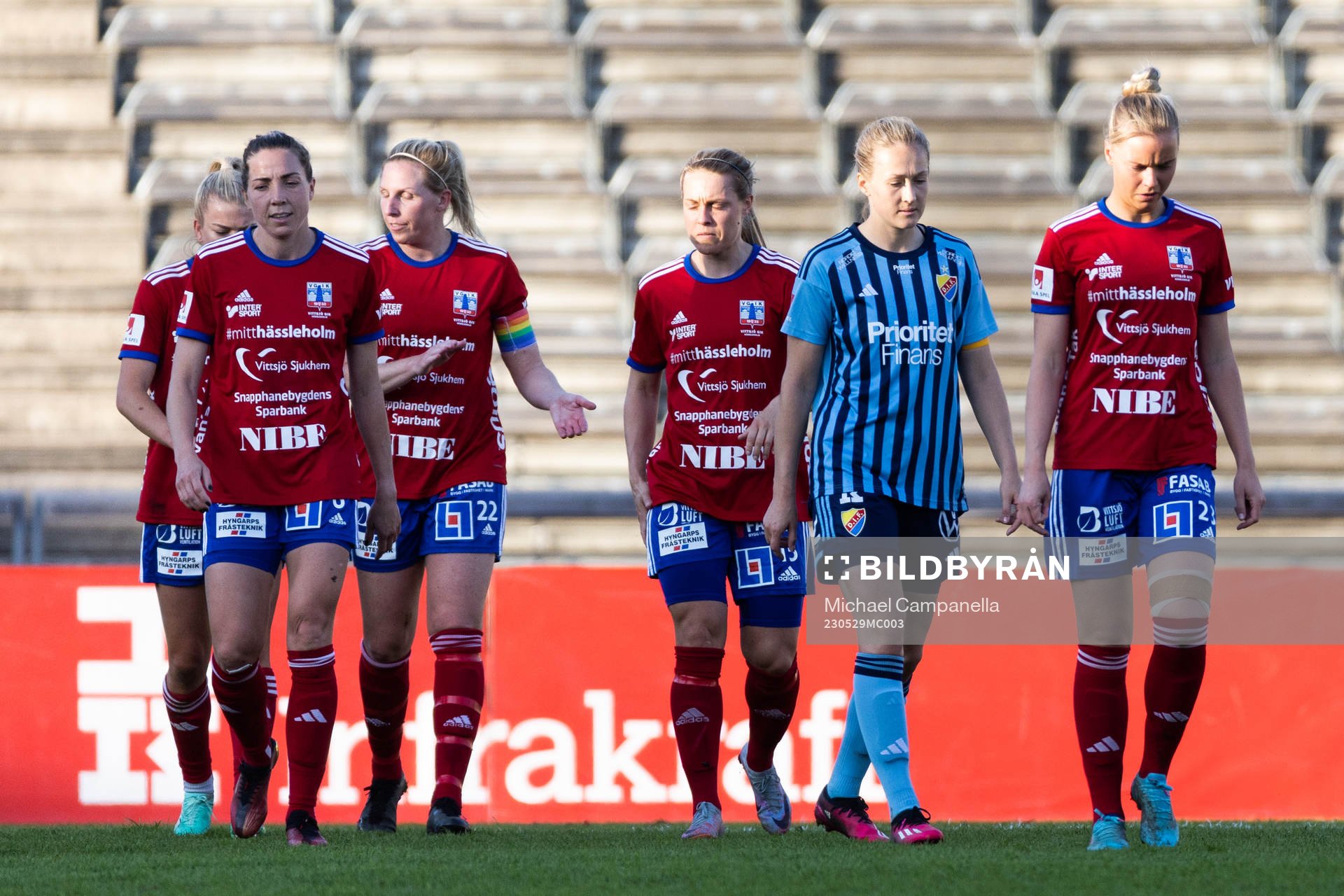 Djurgårdens Sanna Kullberg deppar