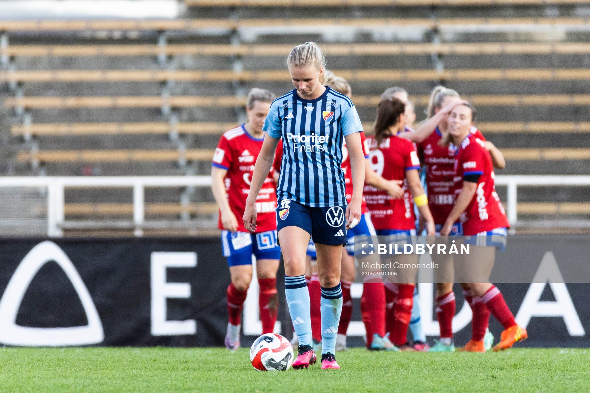 Djurgårdens Nellie Lilja deppar