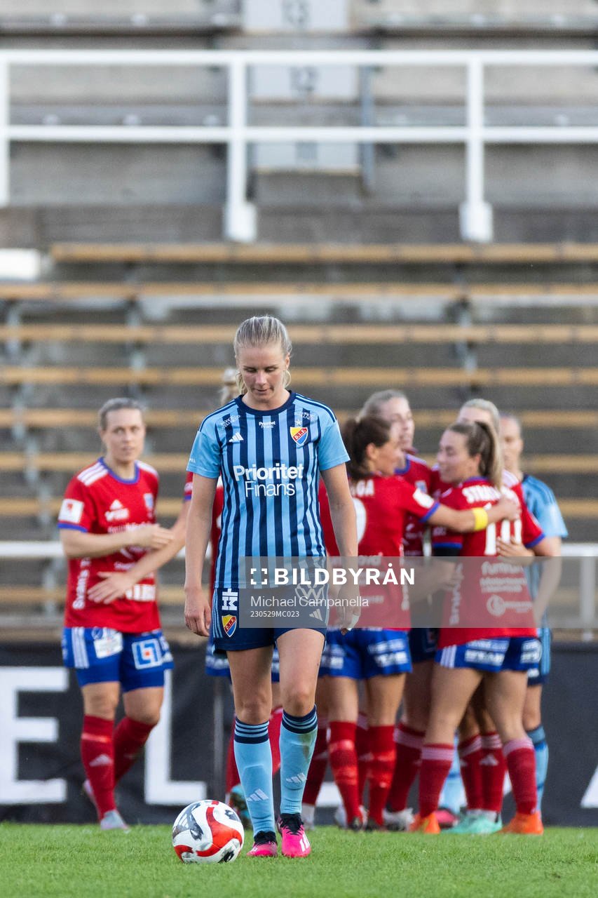 Djurgårdens Nellie Lilja deppar