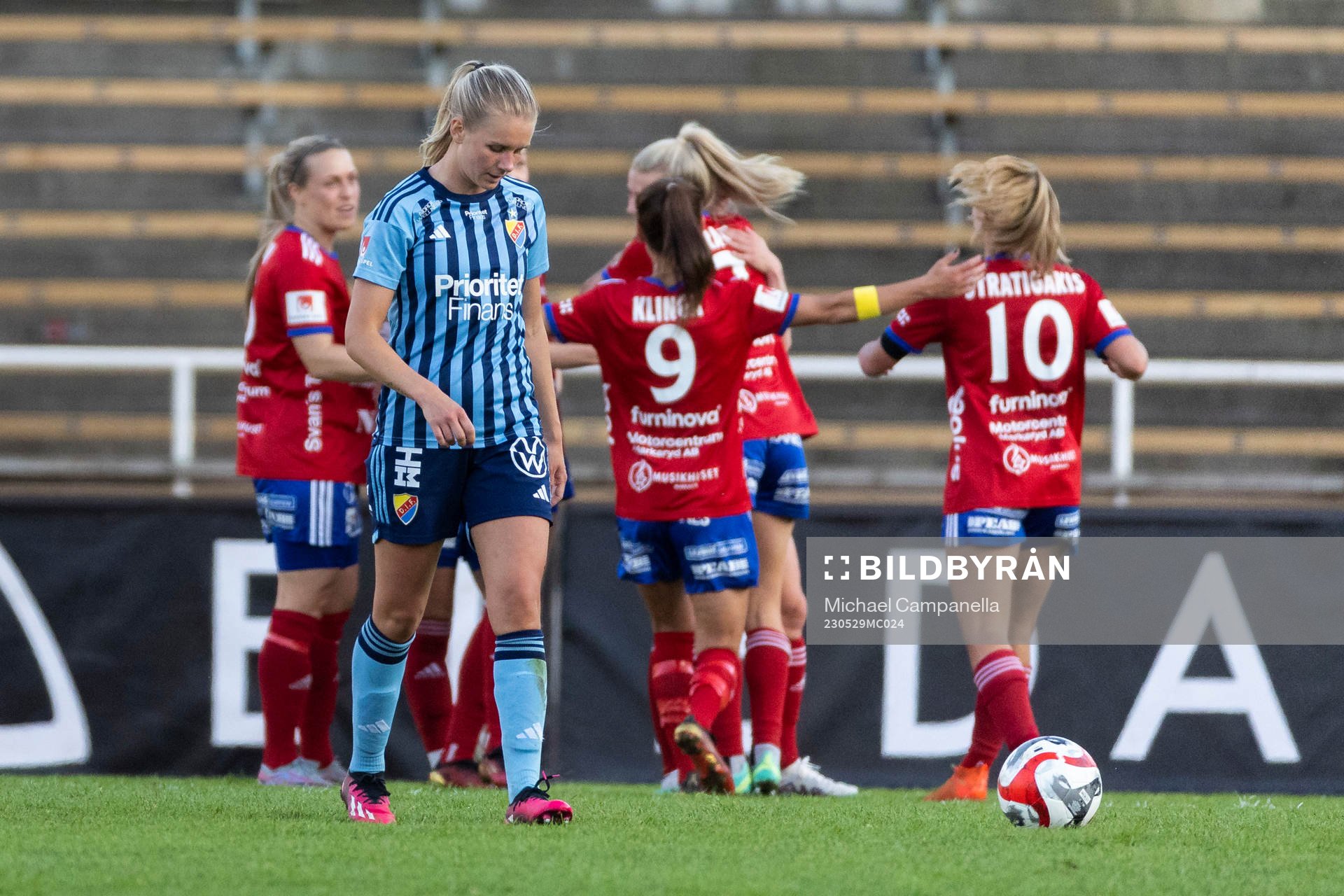 Djurgårdens Nellie Lilja deppar