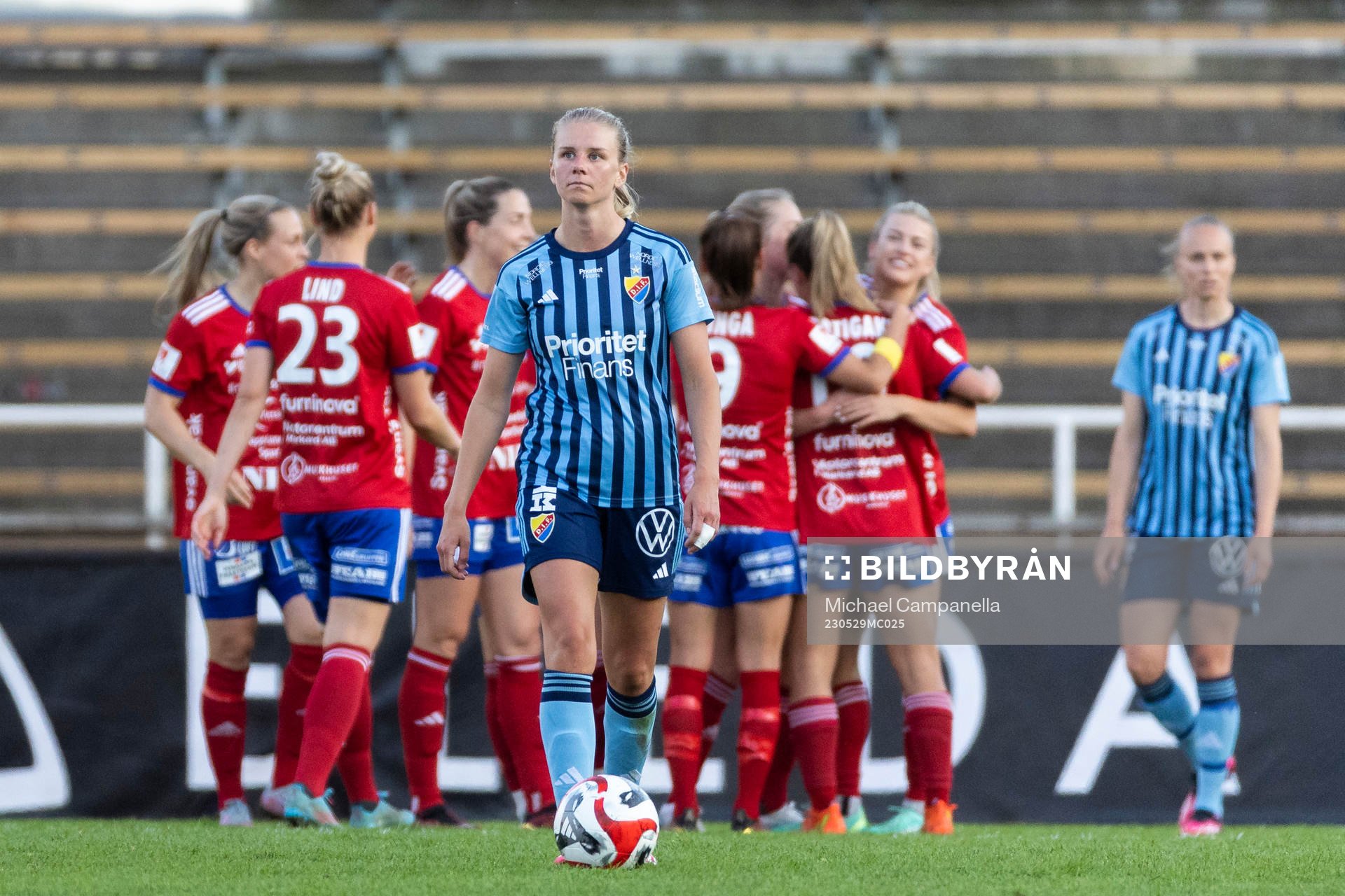 Djurgårdens Nellie Lilja deppar