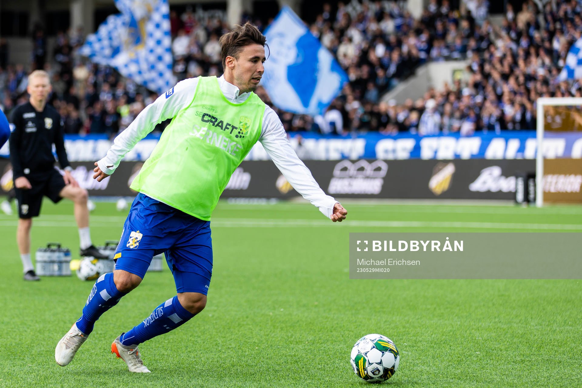 IFK Göteborgs Anders Trondsen värmer upp