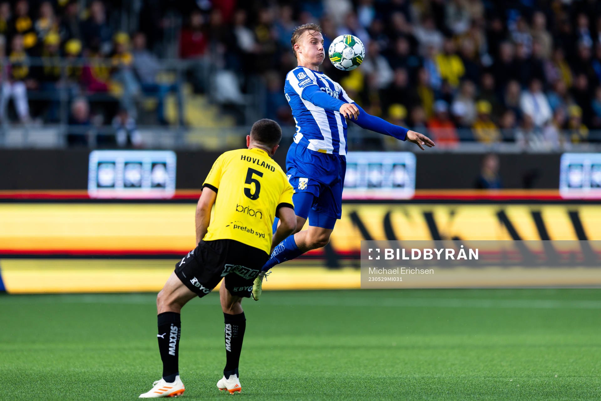 IFK Göteborgs Linus Carlstrand och Häckens Even Hovland