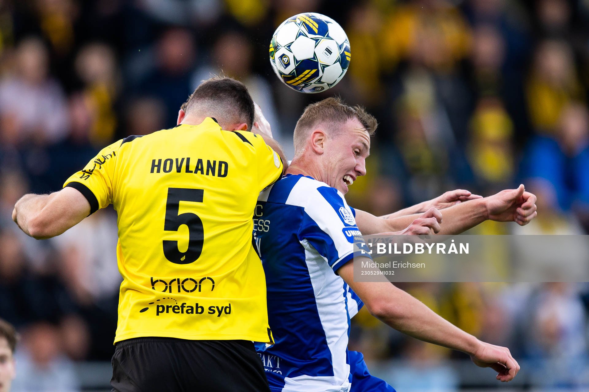 Häckens Even Hovland och IFK Göteborgs Adam Carlén