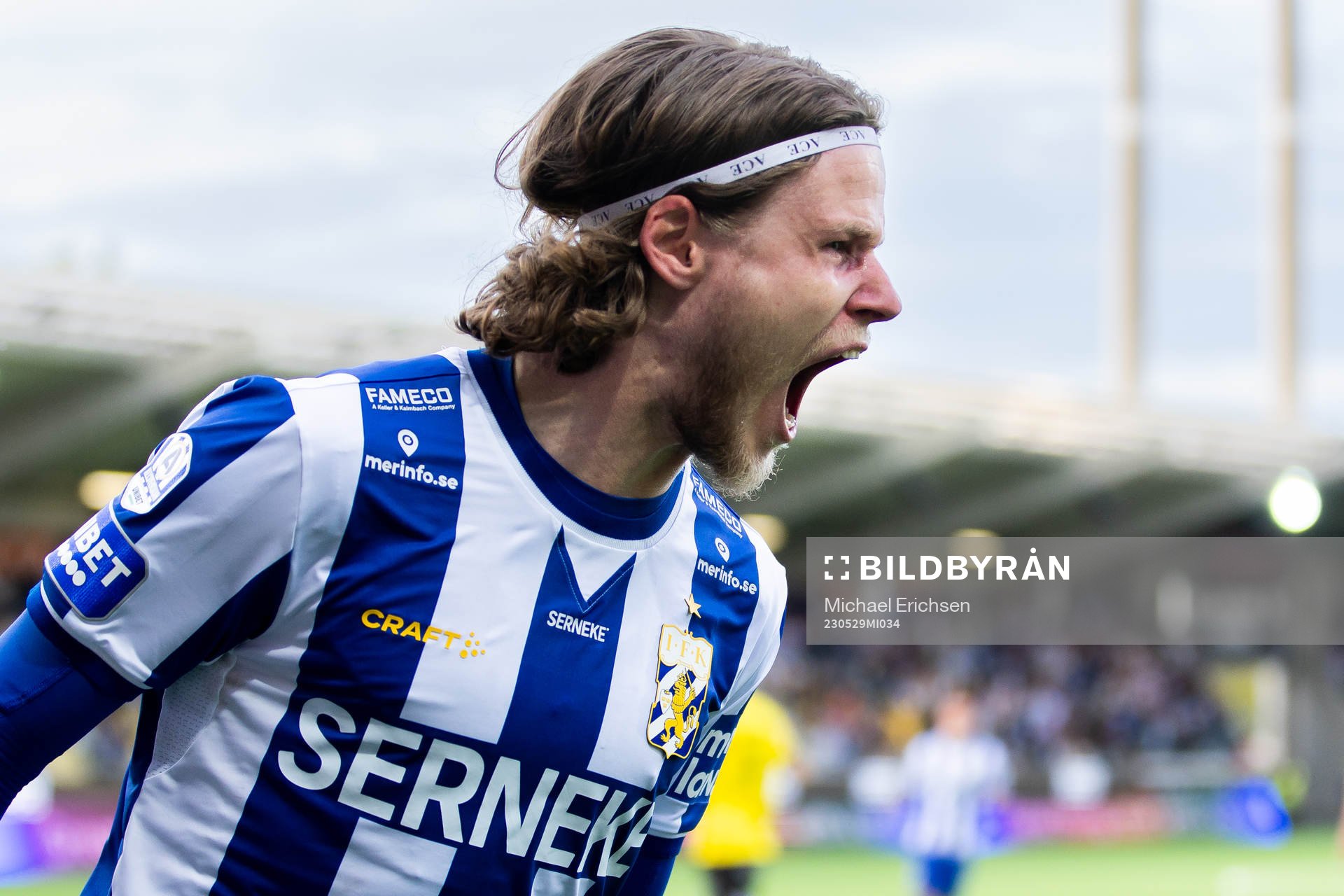 IFK Göteborgs Gustaf Norlin jublar