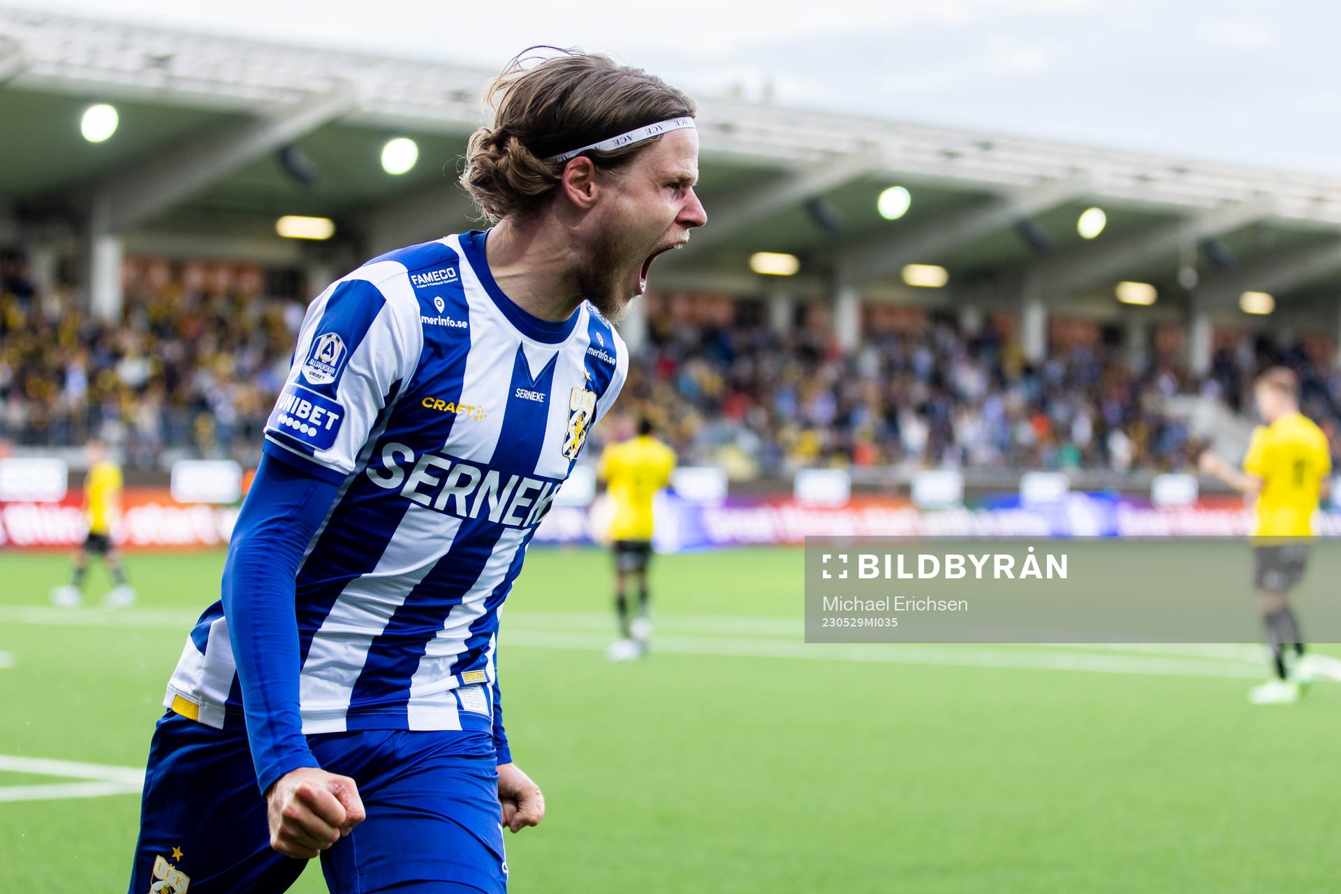 IFK Göteborgs Gustaf Norlin jublar