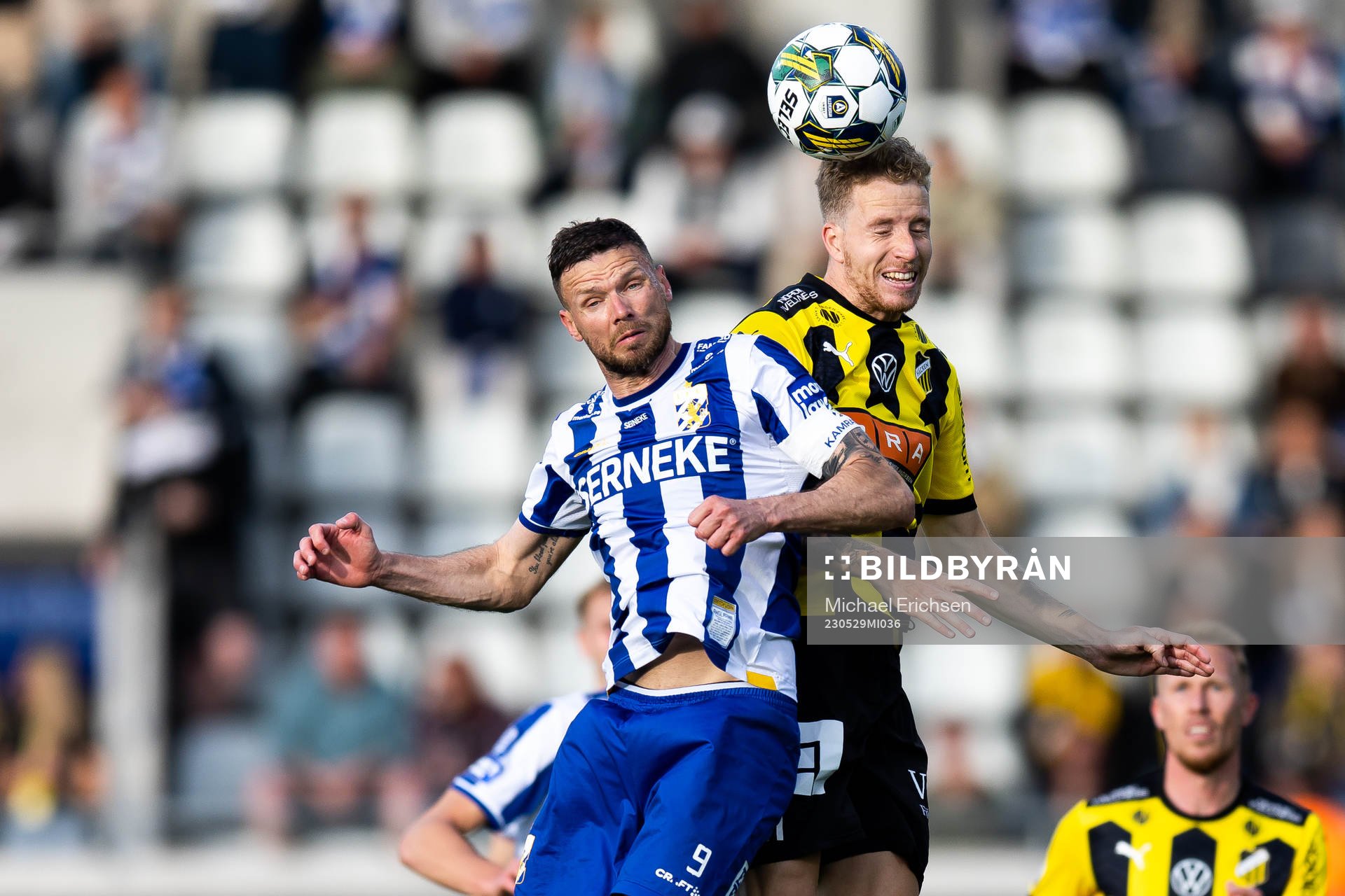 IFK Göteborgs Marcus Berg och Häckens Samuel Gustafson