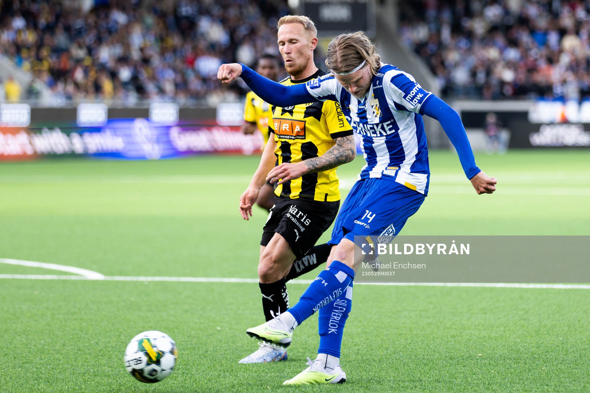 IFK Göteborgs Gustaf Norlin gör 1-1