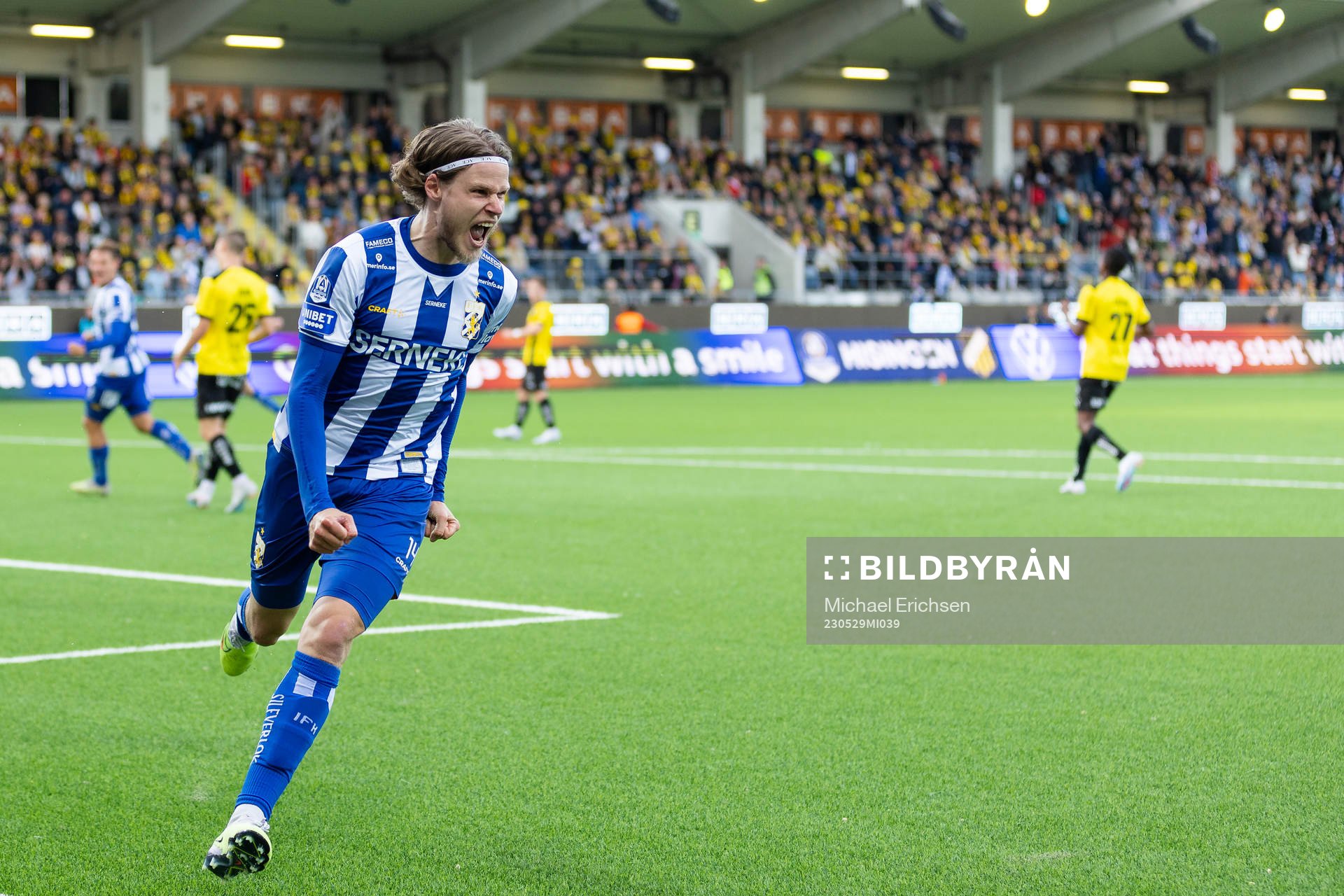 IFK Göteborgs Gustaf Norlin jublar