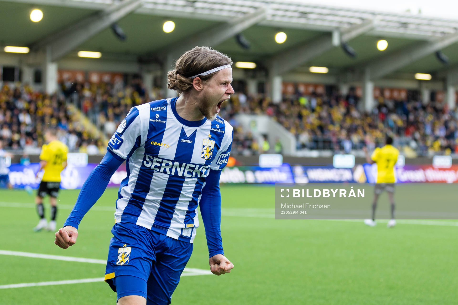 IFK Göteborgs Gustaf Norlin jublar